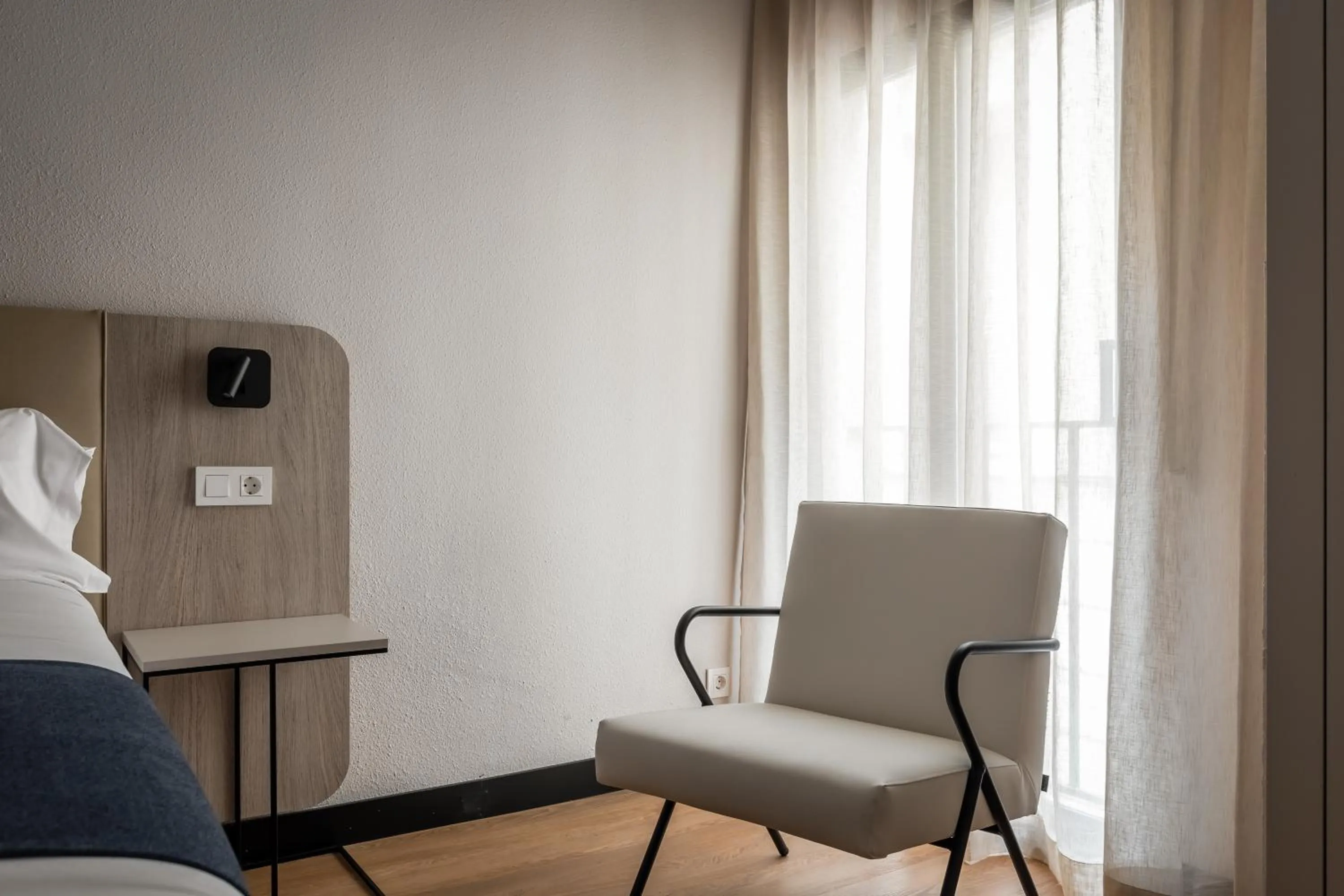 Bed in Hotel Don Jaime 54