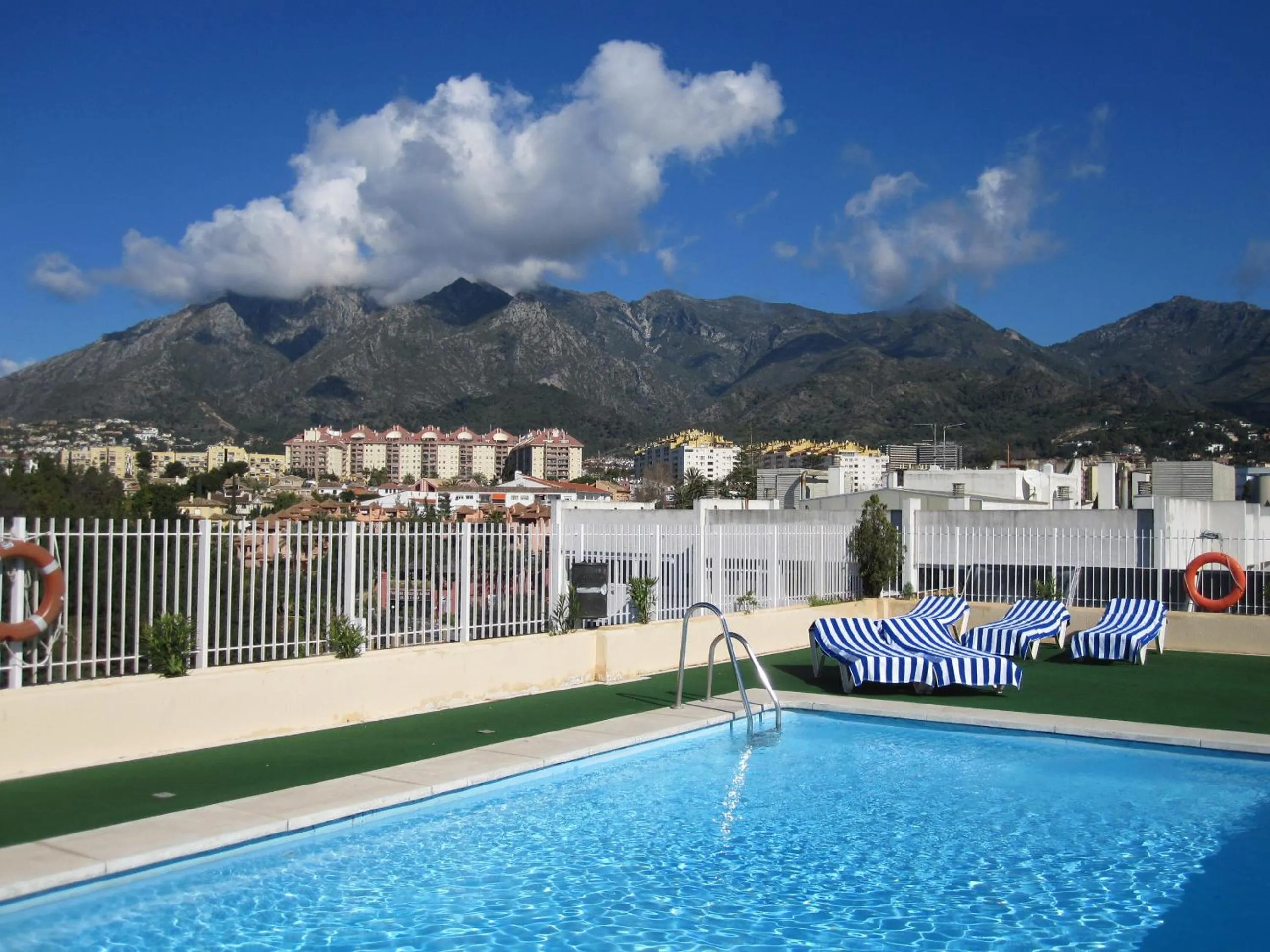 Swimming pool in Ona Marbella Inn