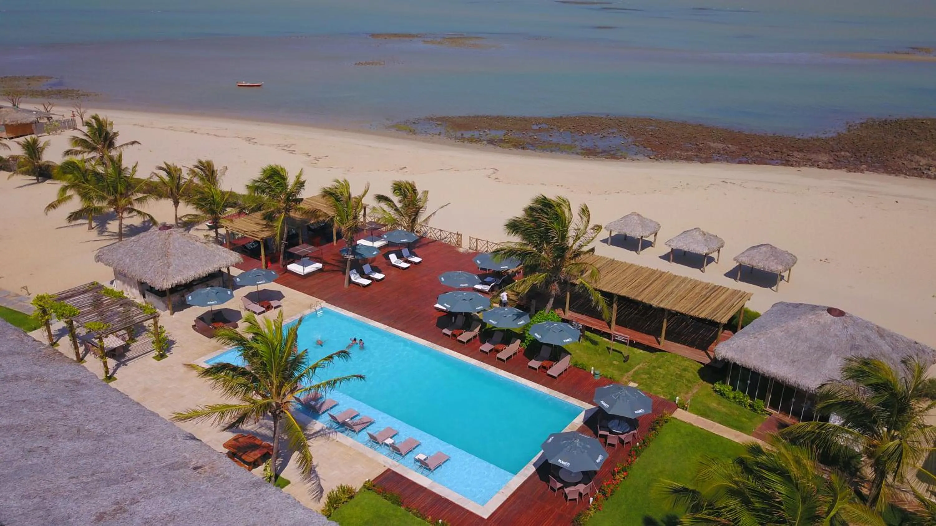 Bird's eye view in Hotel Manati