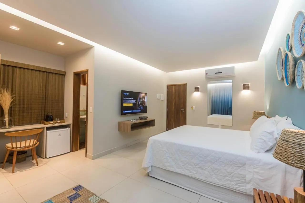Bed in Hotel Manati