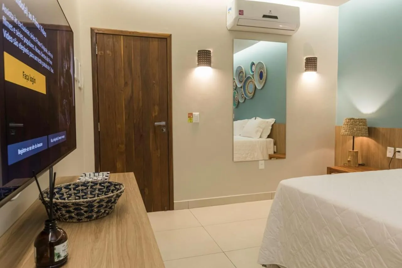 Bed in Hotel Manati