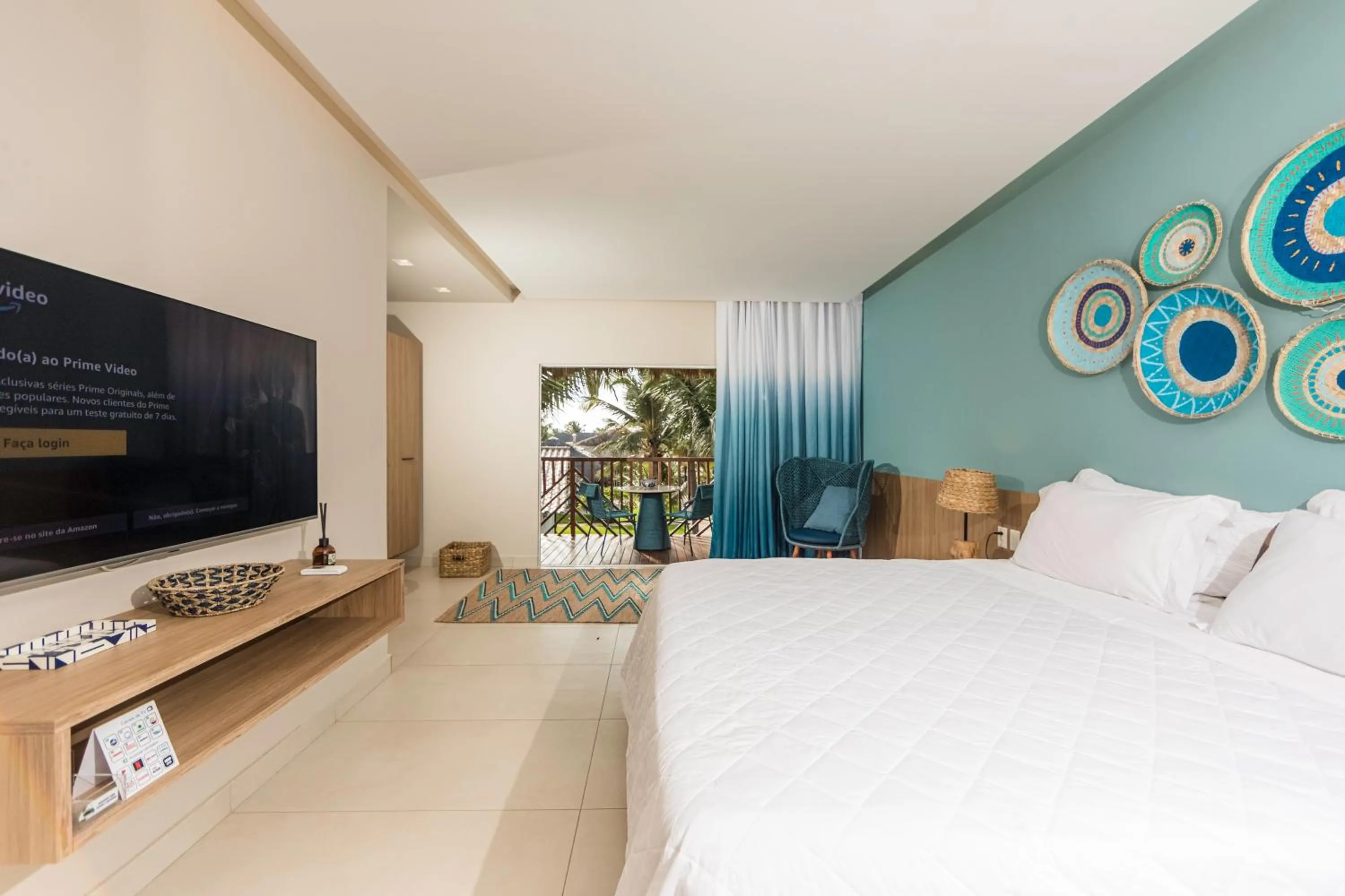 Bed in Hotel Manati