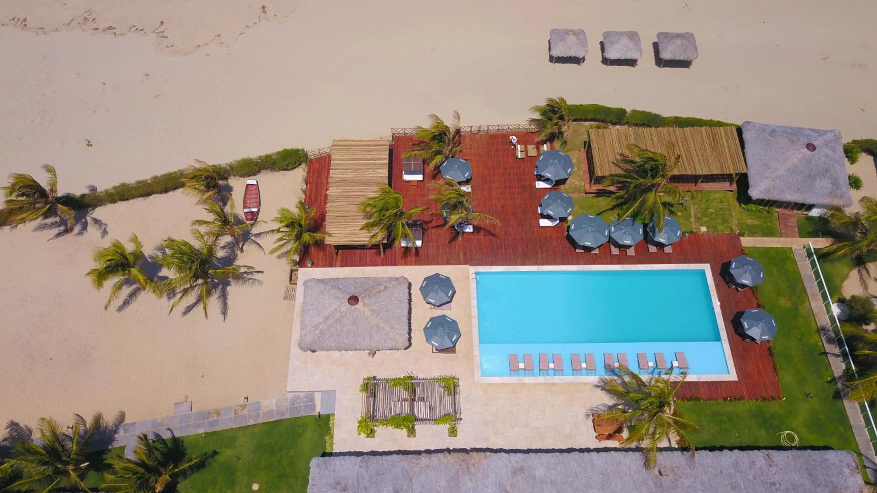 Bird's eye view in Hotel Manati