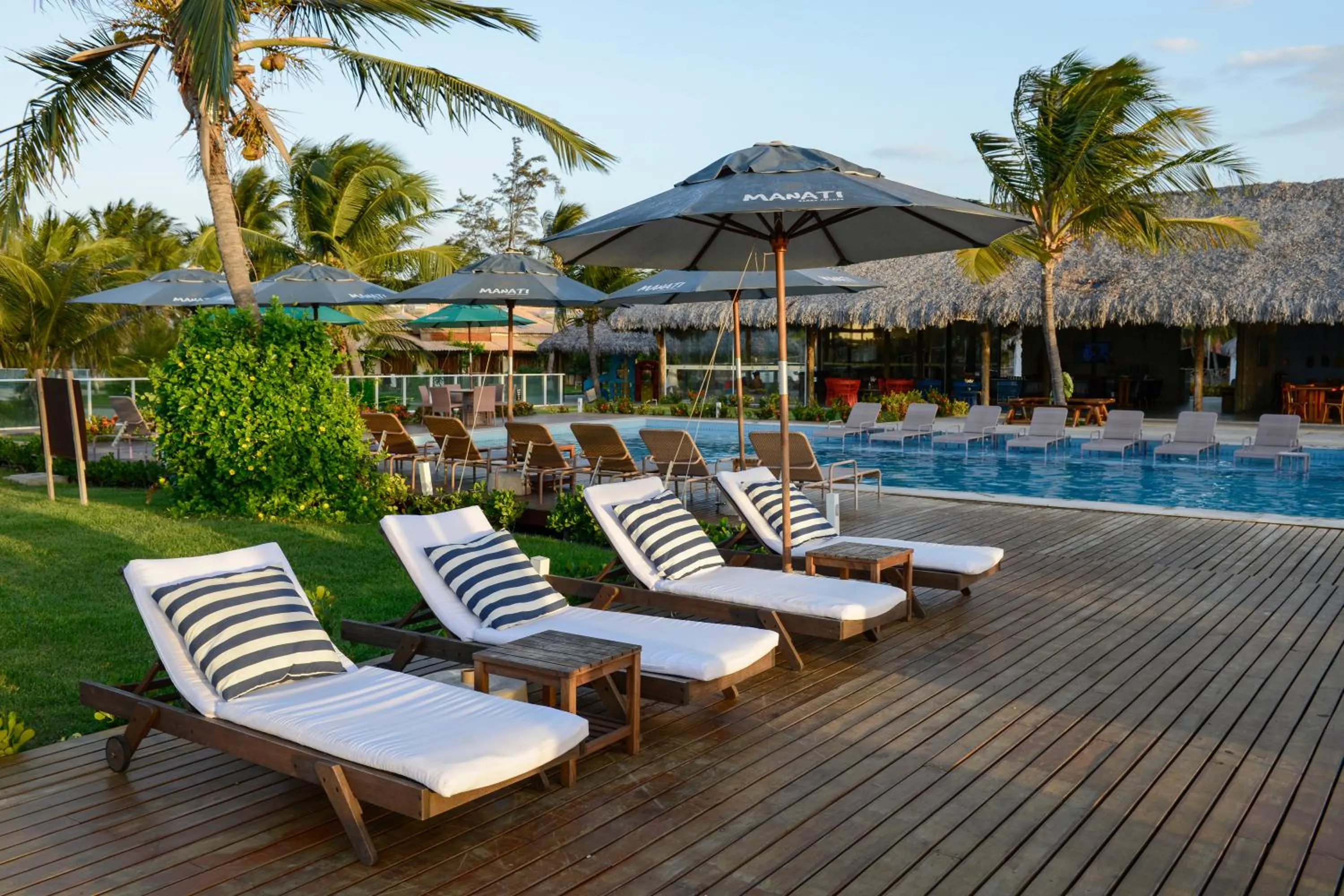 Pool view in Hotel Manati