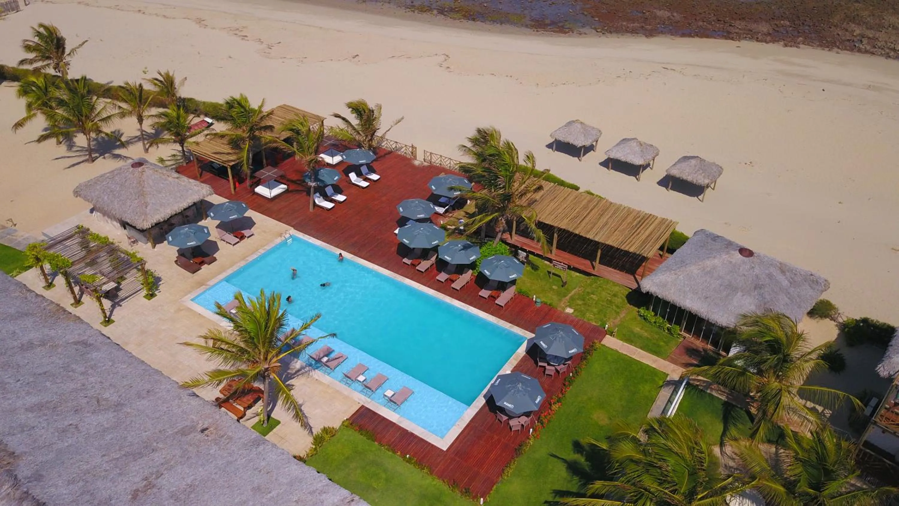 Bird's eye view in Hotel Manati