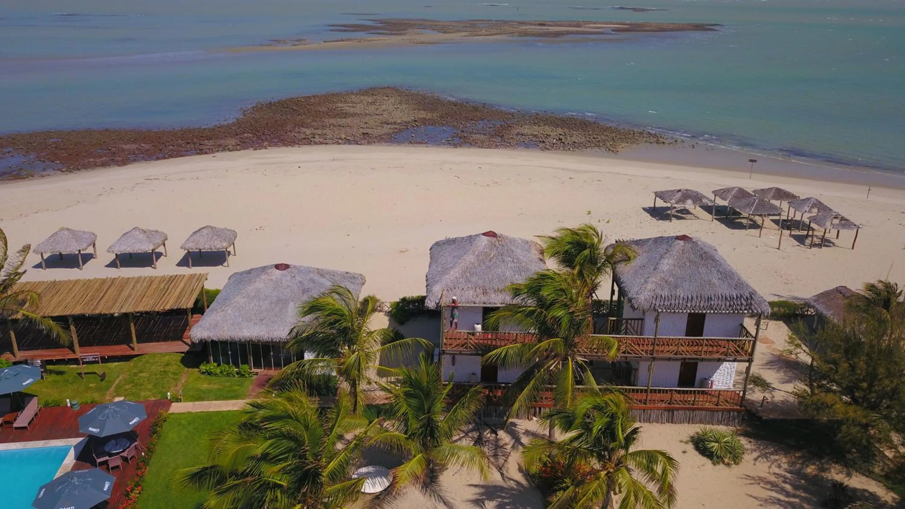 Bird's eye view in Hotel Manati