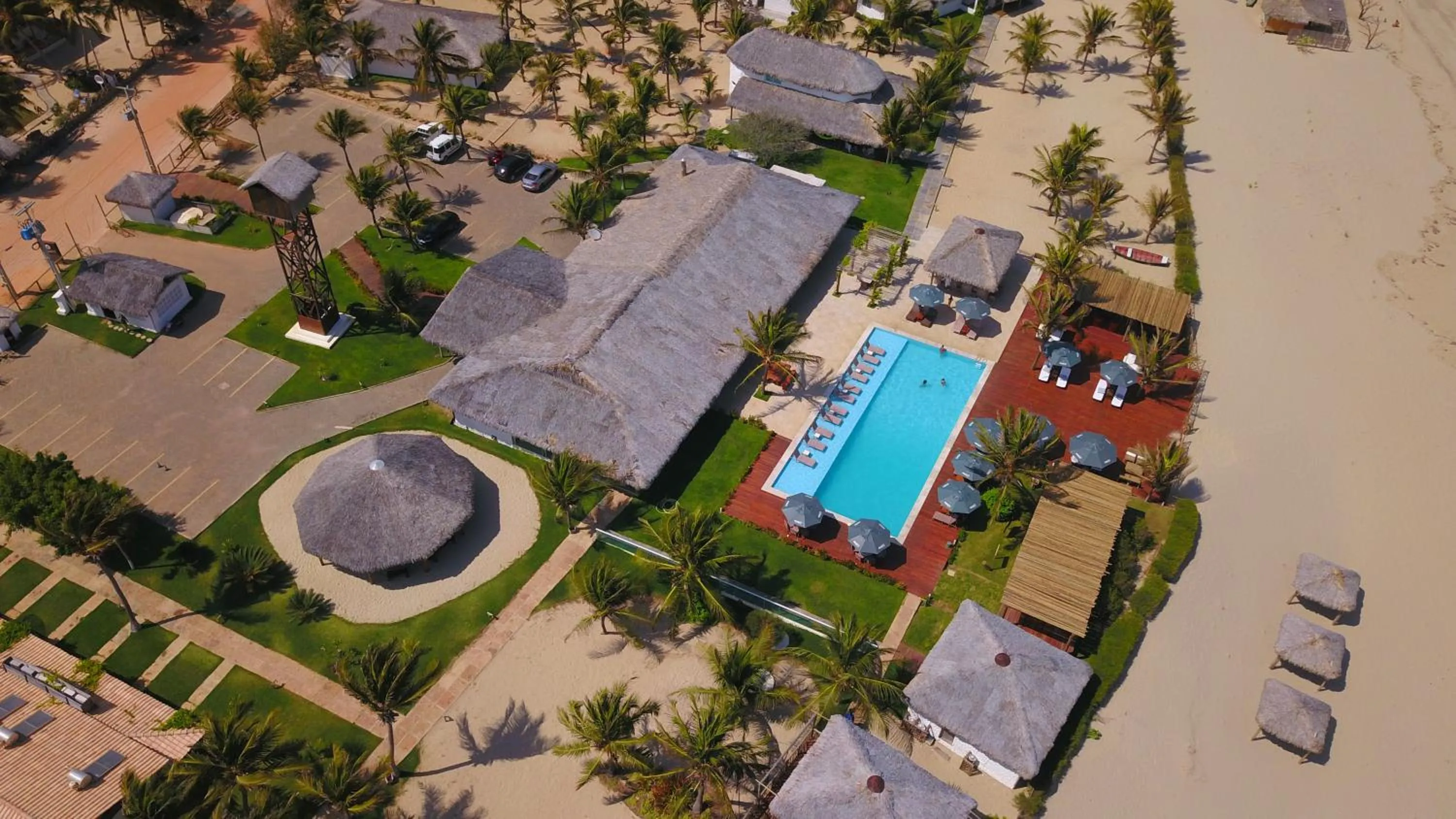 Bird's eye view in Hotel Manati
