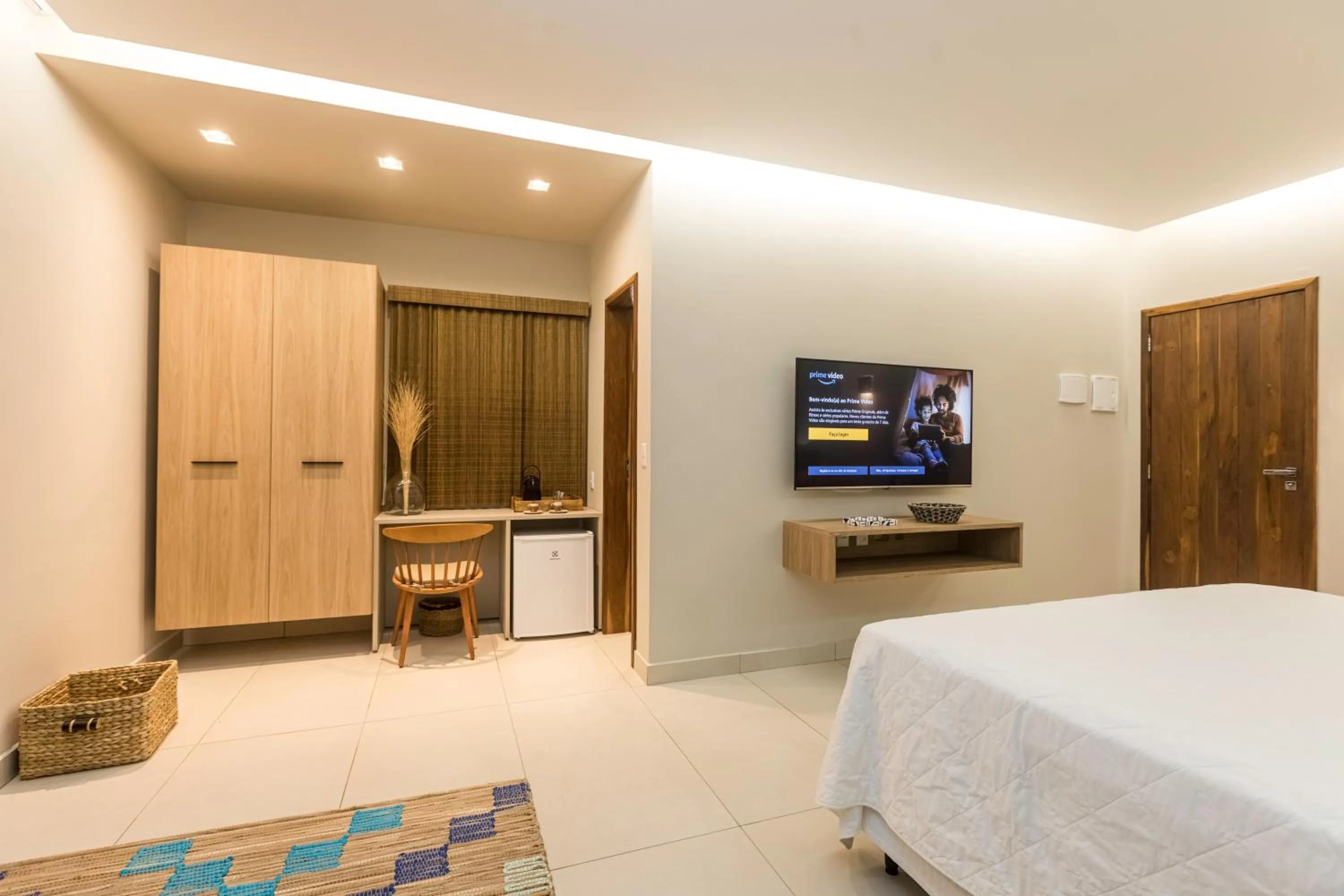 Bed in Hotel Manati