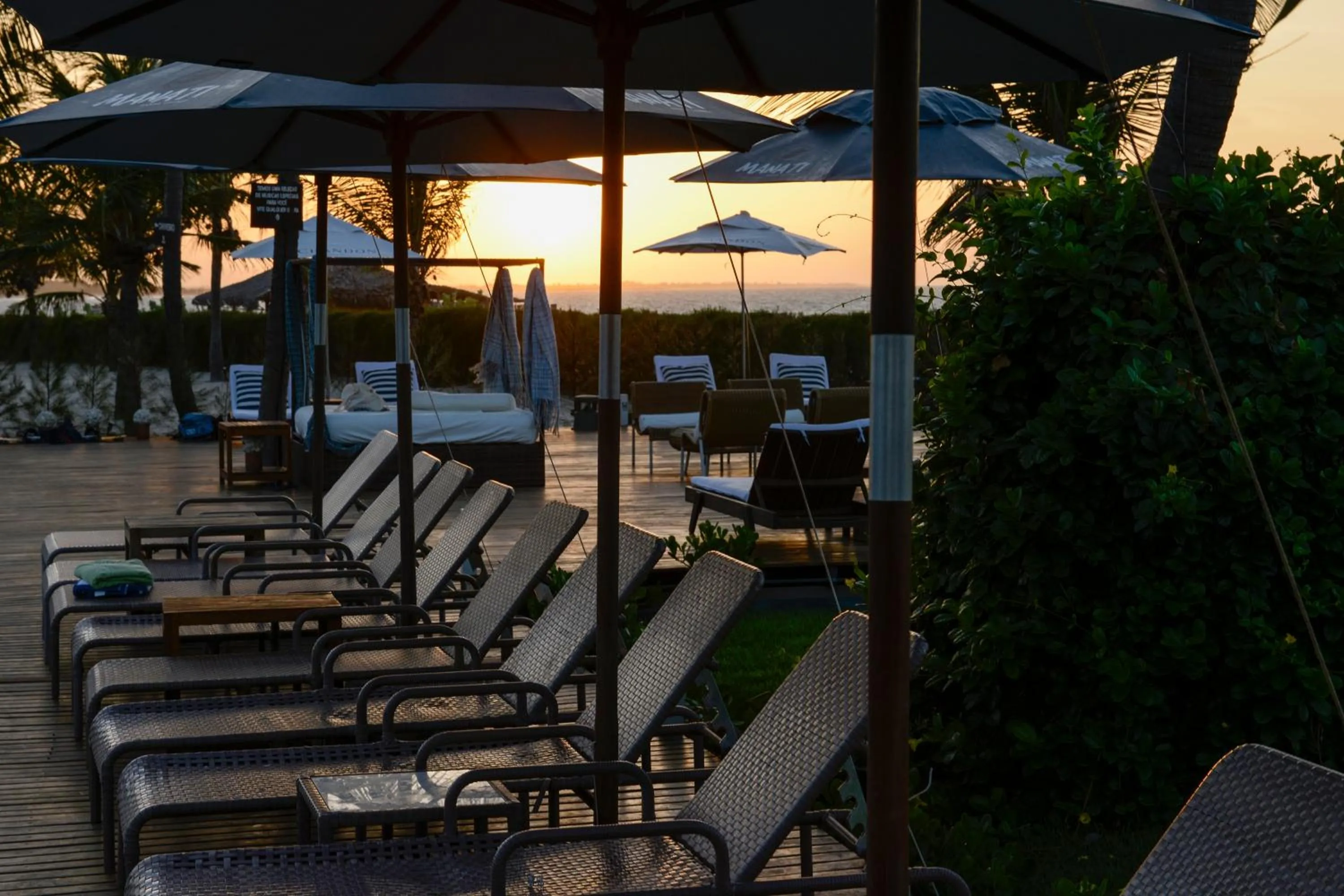 Sunset in Hotel Manati