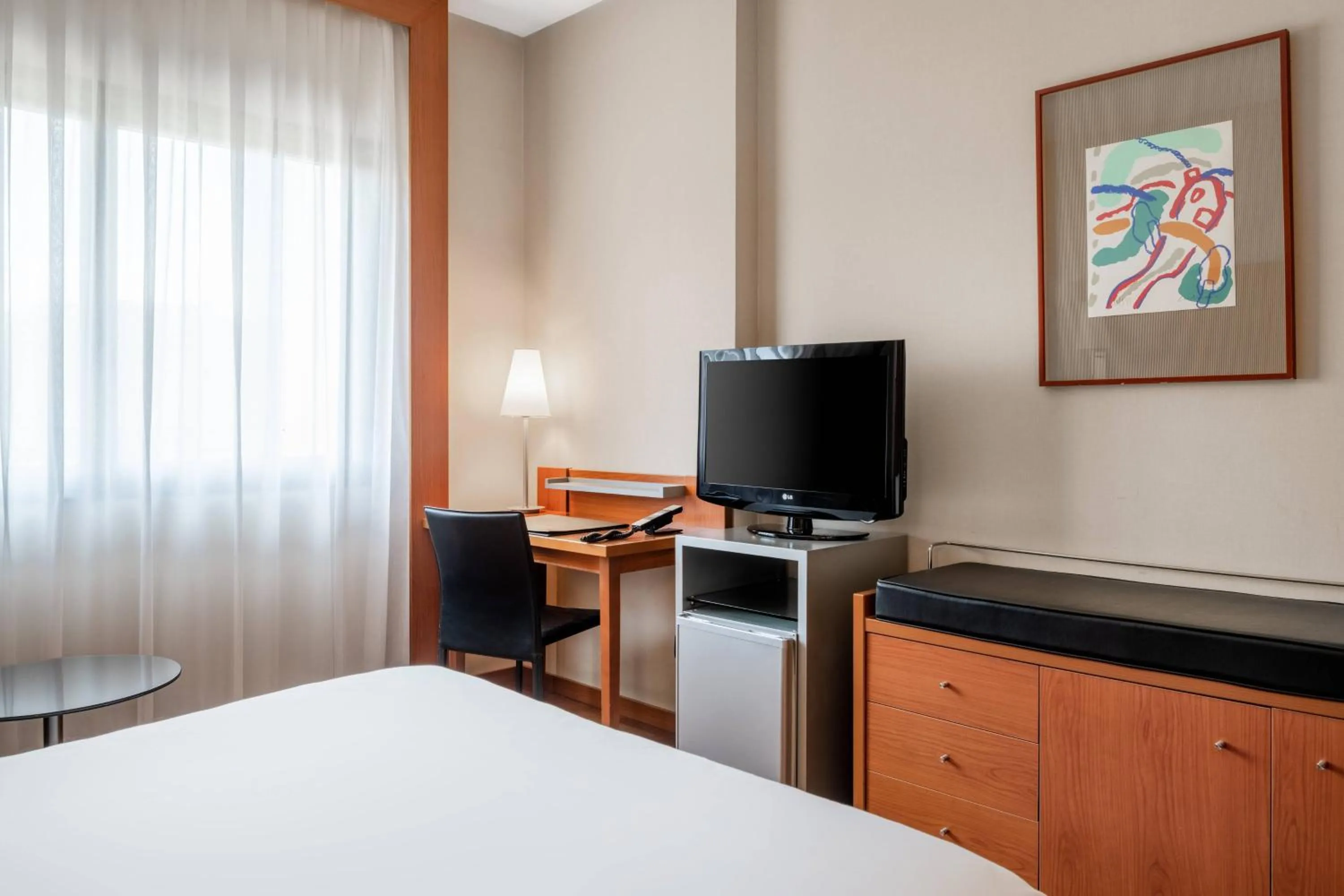 Photo of the whole room, Bed in AC Hotel A Coruña by Marriott