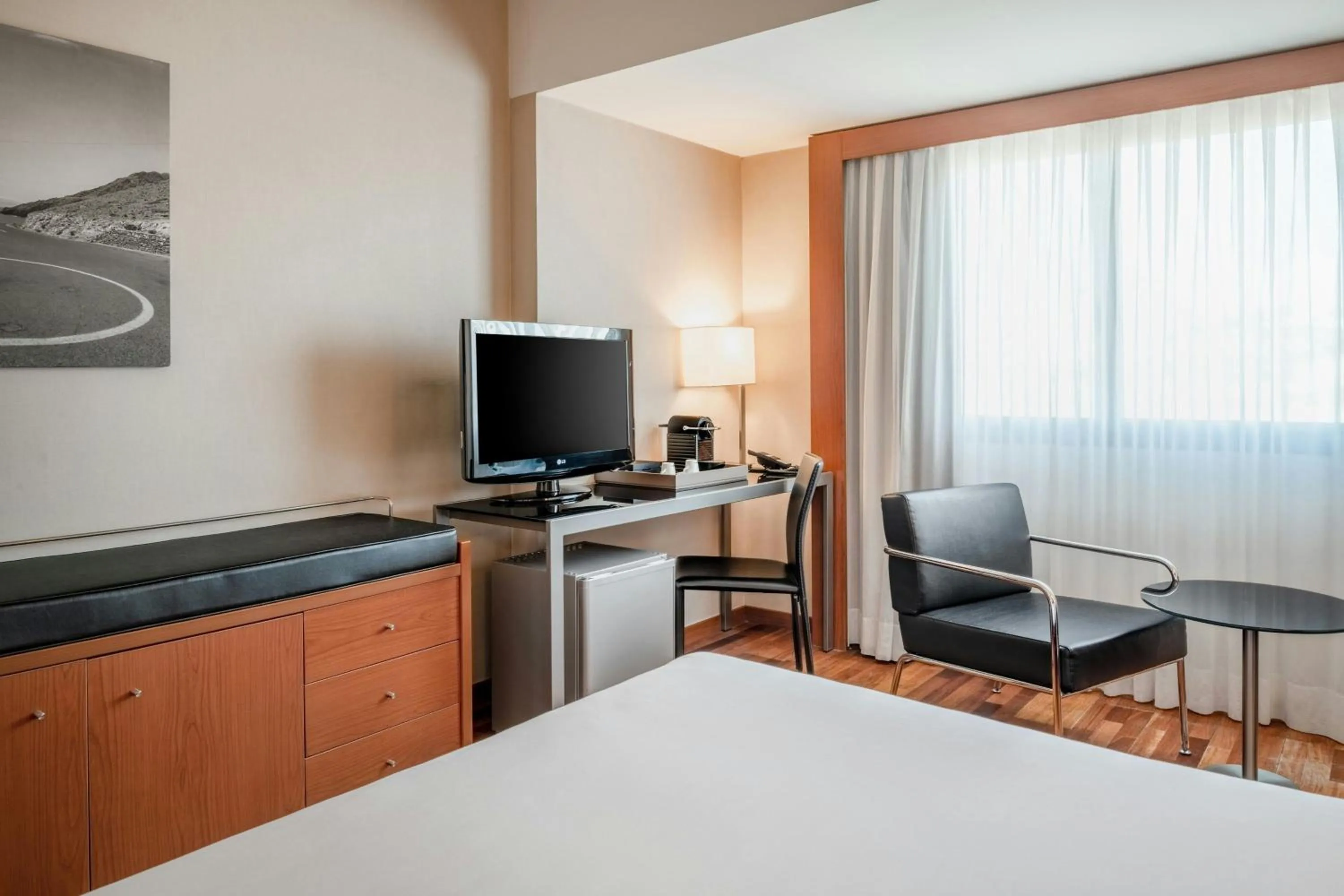 Photo of the whole room, Bed in AC Hotel A Coruña by Marriott