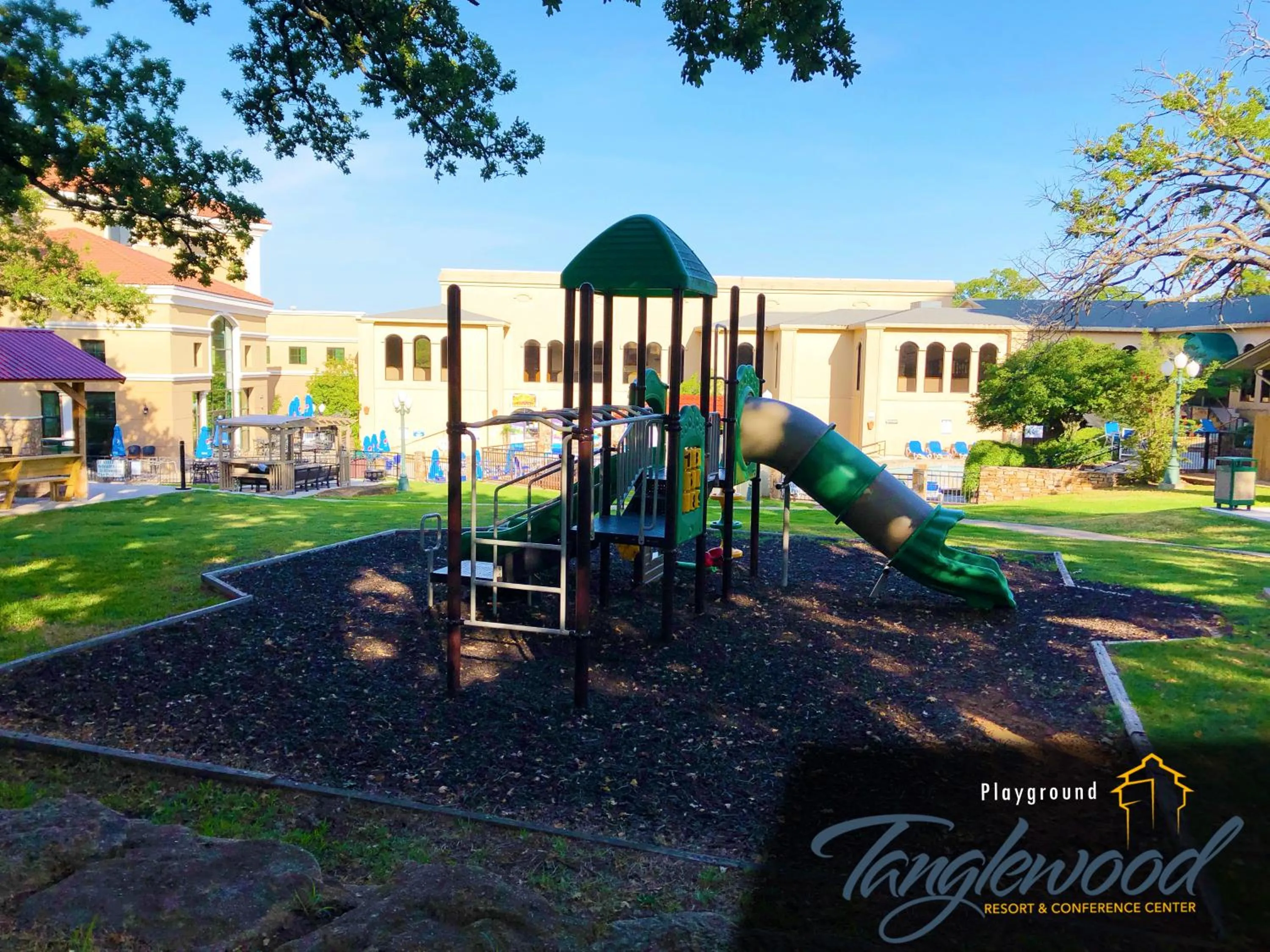 Children play ground in Tanglewood Resort on Lake Texoma, an Ascend Collection Resort