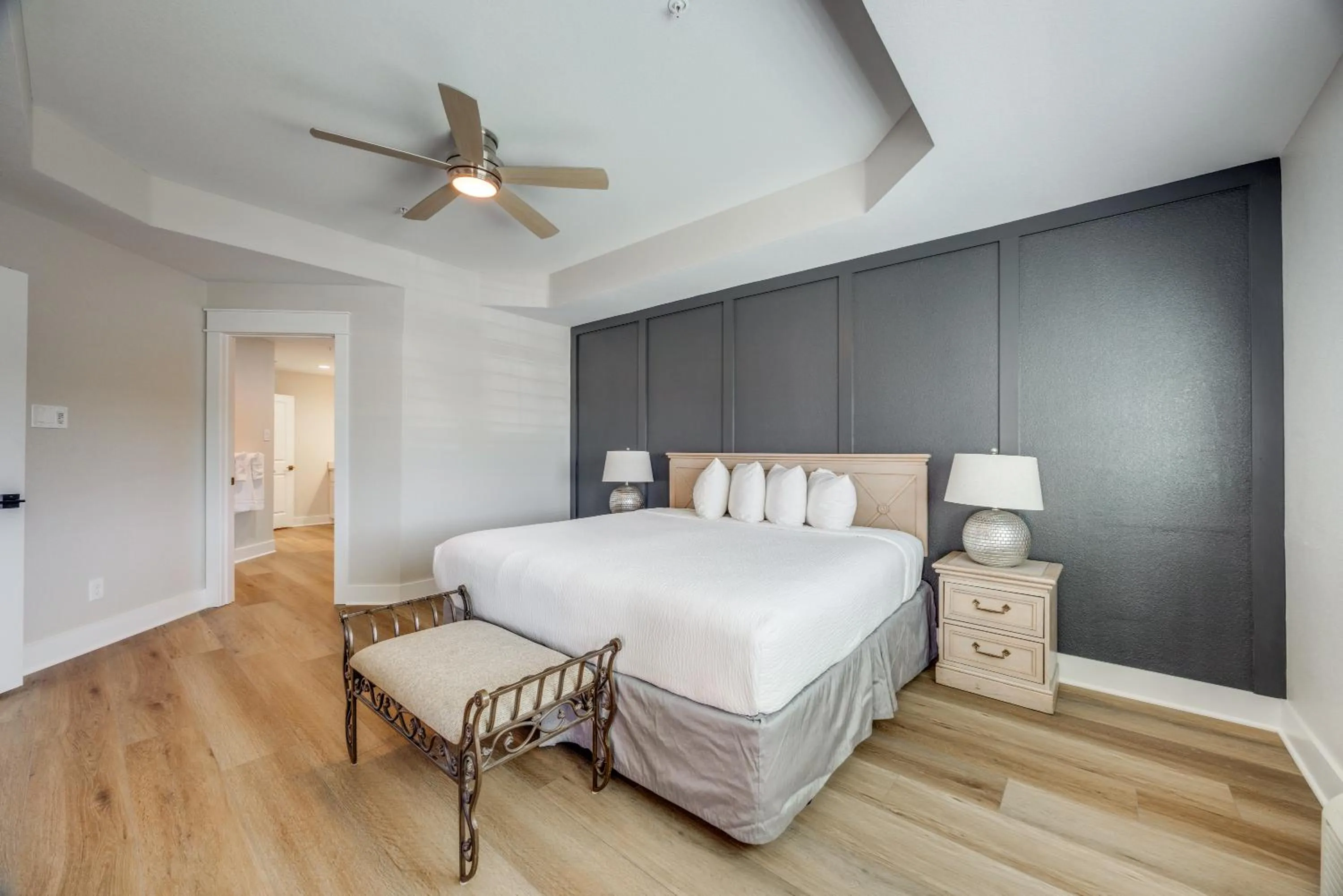 Bed in Tanglewood Resort on Lake Texoma, an Ascend Collection Resort