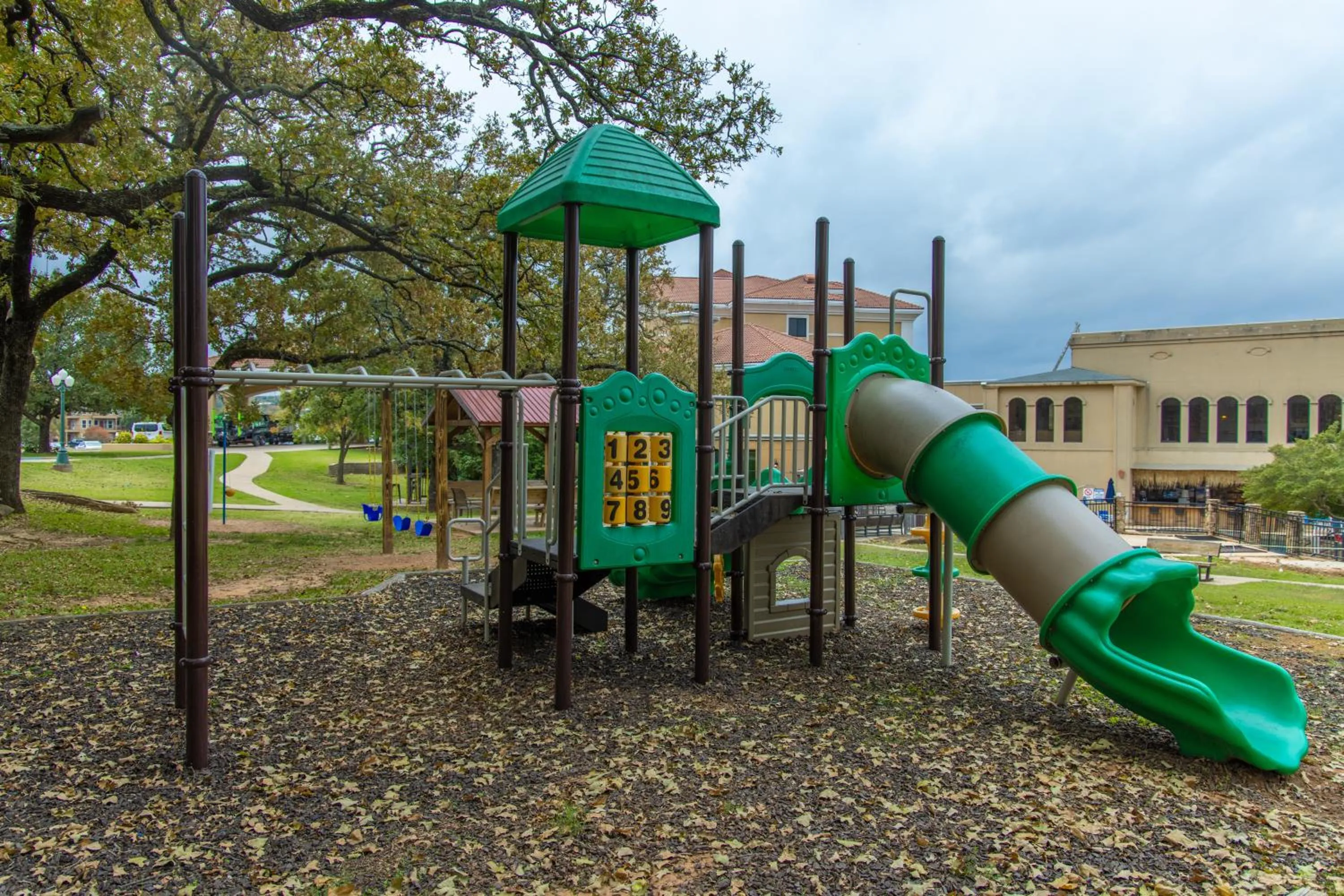 Children play ground in Tanglewood Resort on Lake Texoma, an Ascend Collection Resort