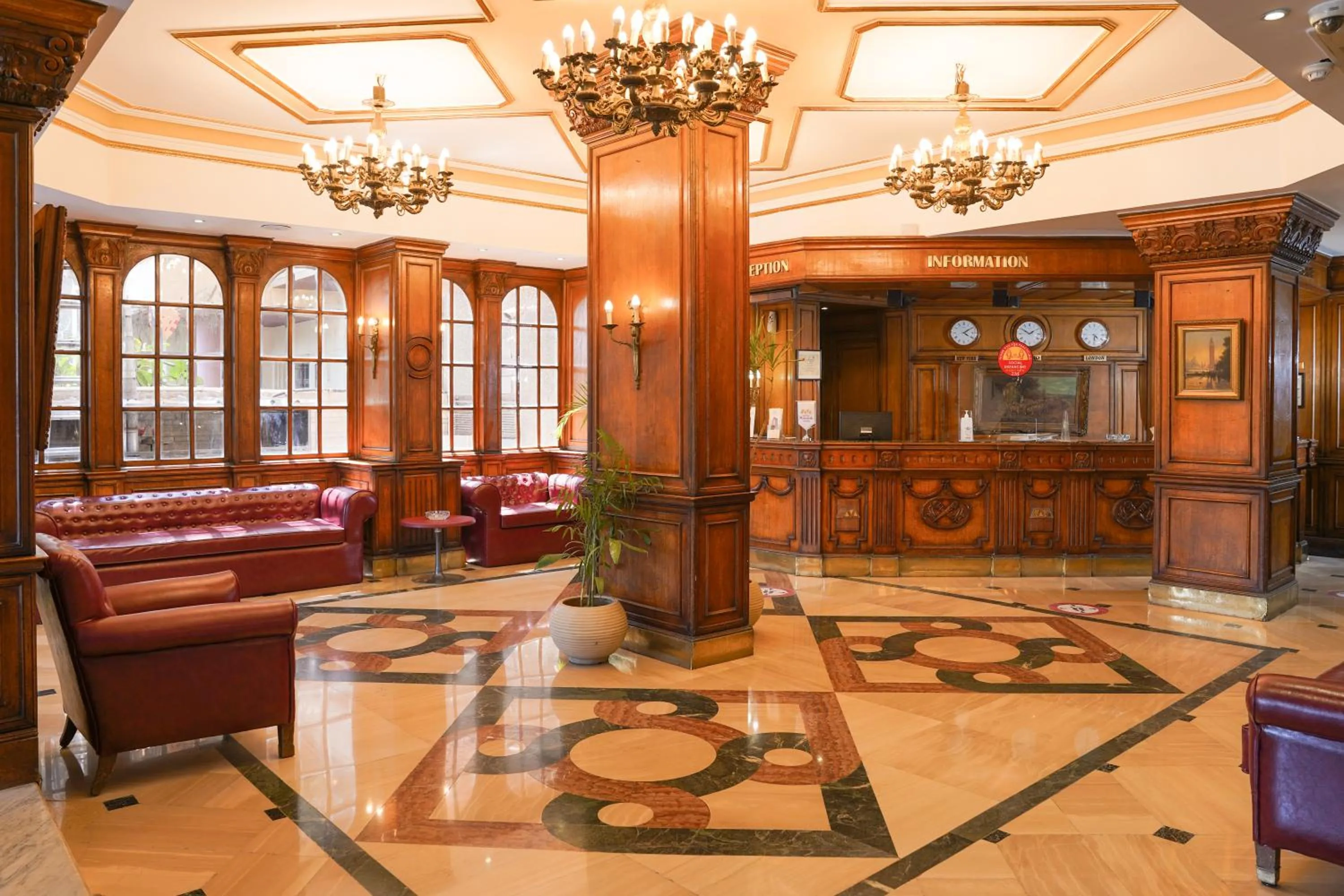 Lobby or reception in Hotel Royal Marshal