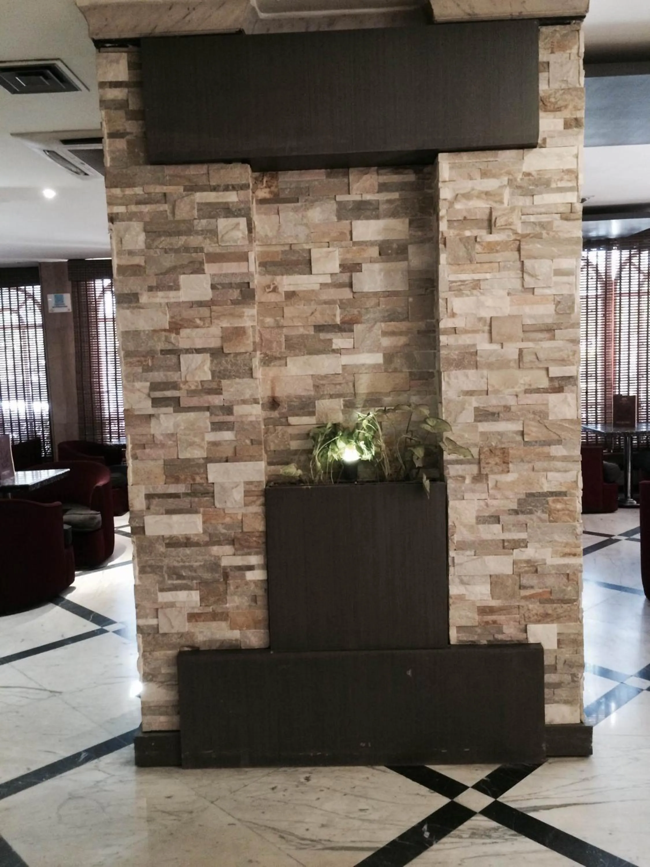 Decorative detail in Hotel Royal Marshal