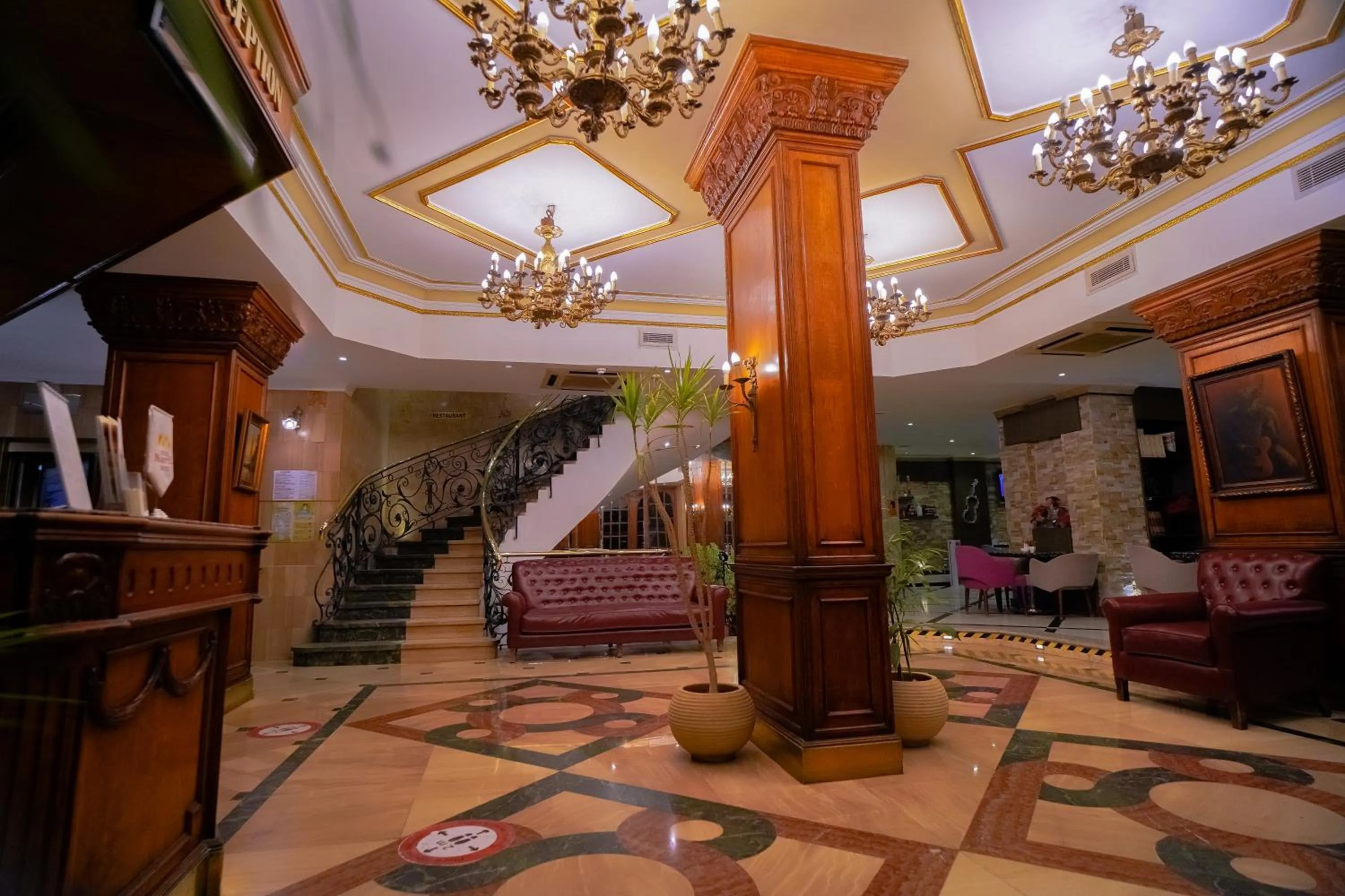 Lobby or reception in Hotel Royal Marshal
