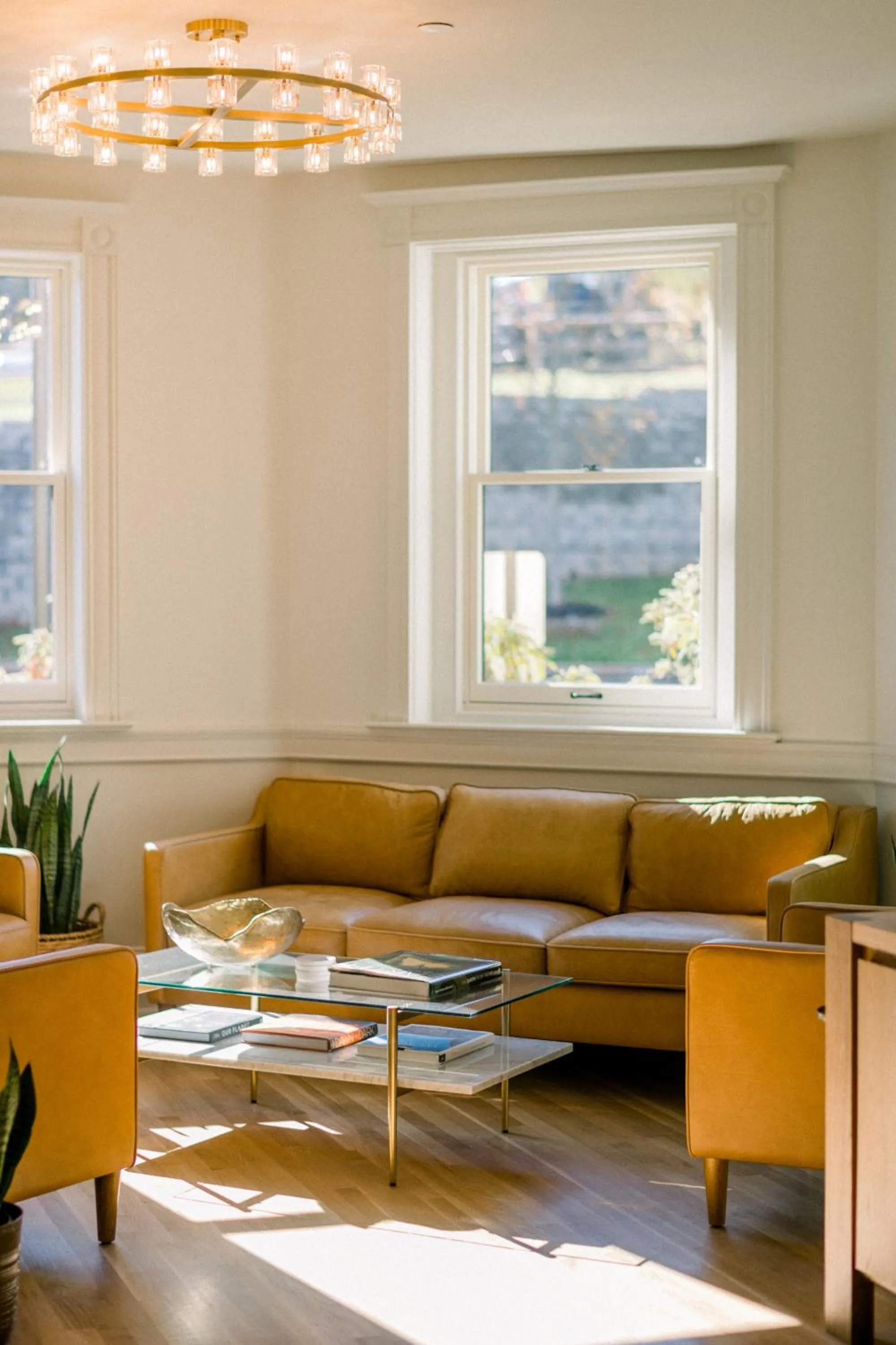 Living room in Wilbur Mansion