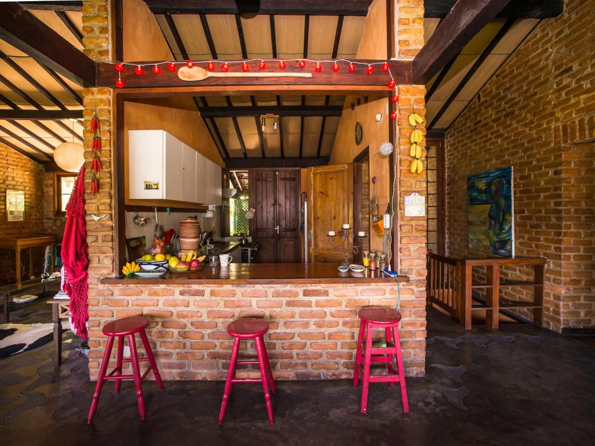 Decorative detail in Casa Alecrim