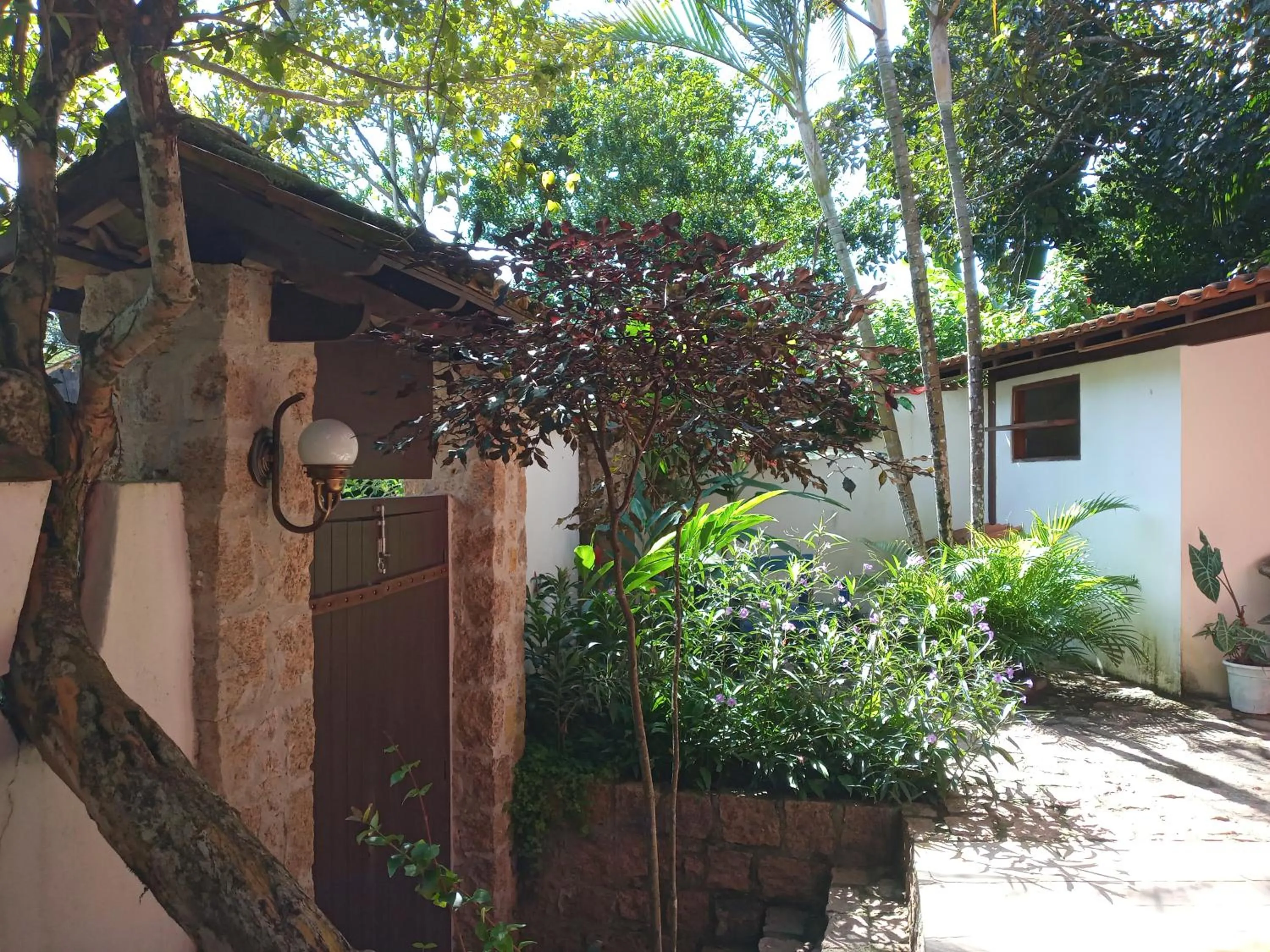 Garden view in Pitanga Ilha Grande