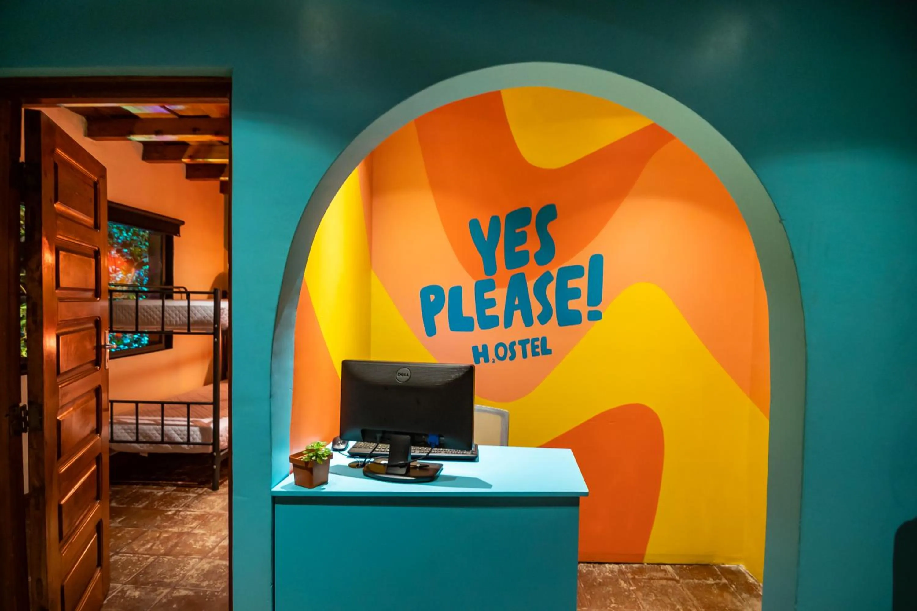 Lobby or reception in Yes Please! Hostel