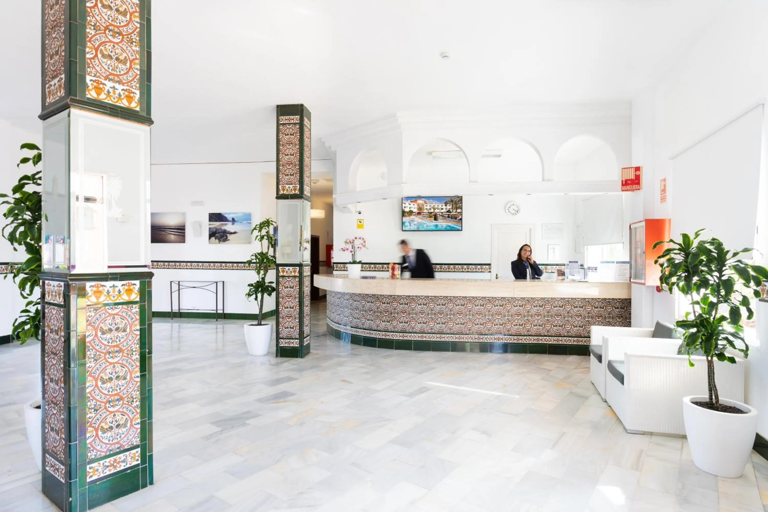 Lobby or reception in Globales Costa Tropical