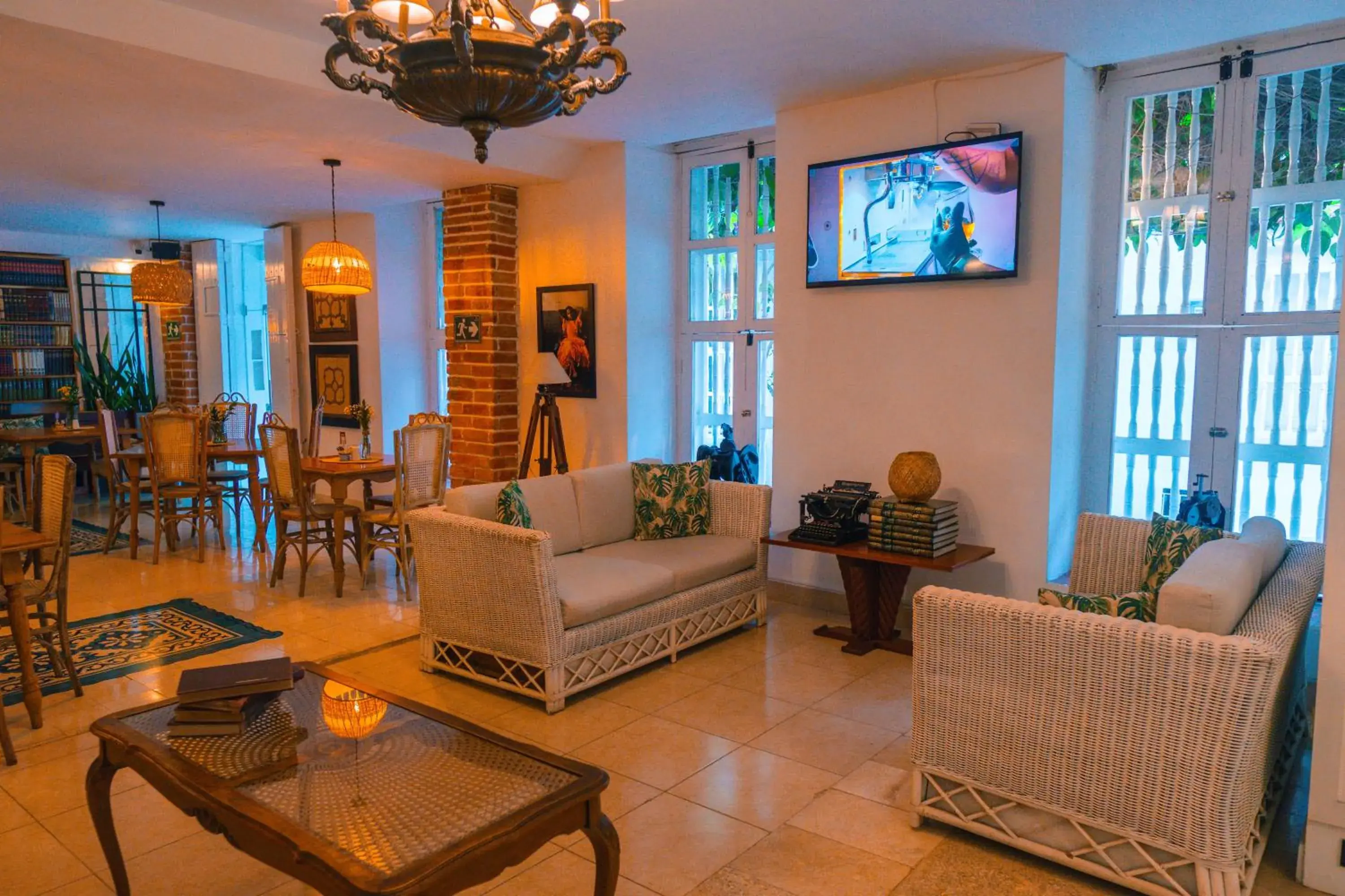 Living room in Hotel Kartaxa Living room in Hotel Kartaxa