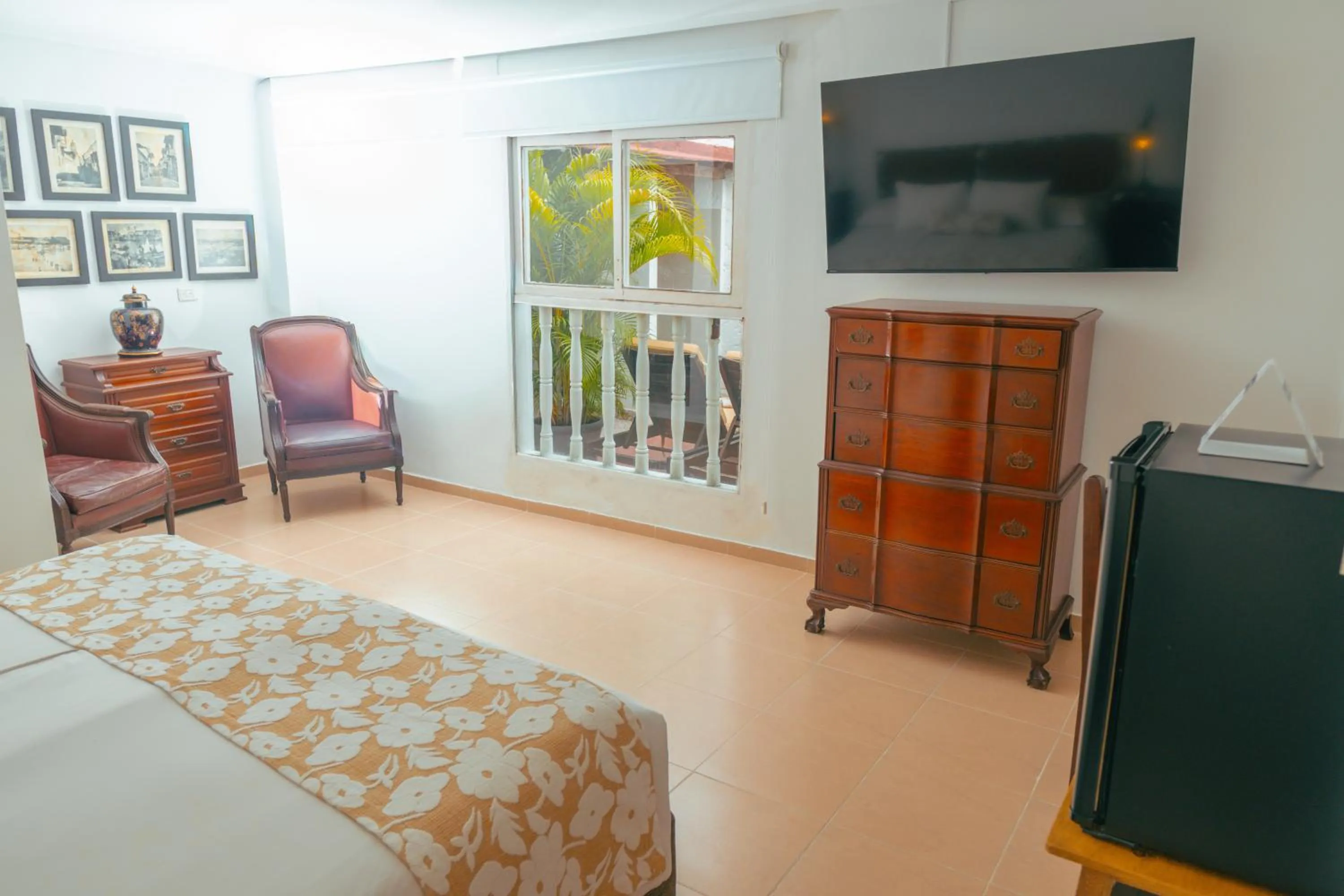 Bed in Hotel Kartaxa