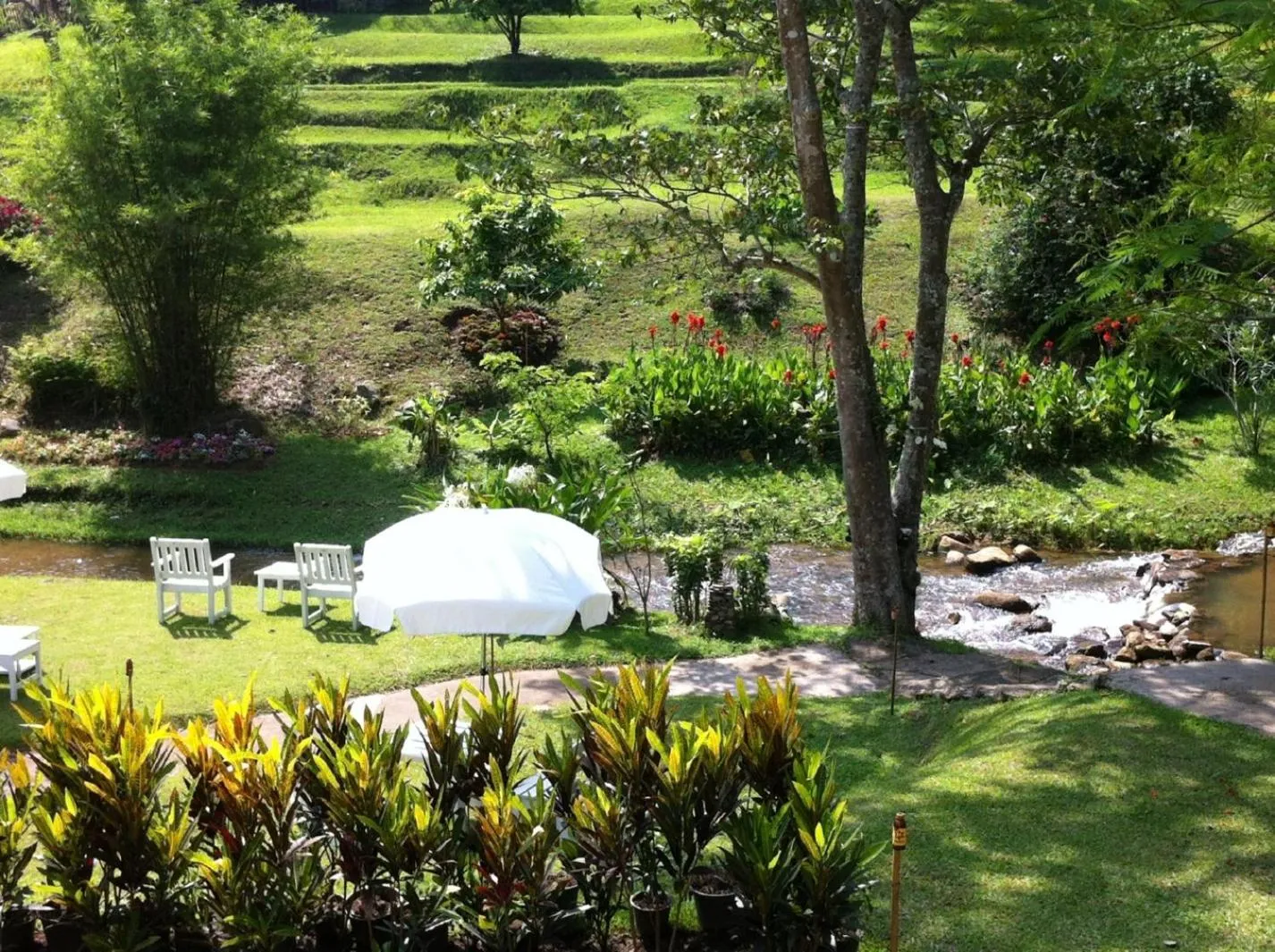 Garden in Mae Sa Valley Farm Stay Resort