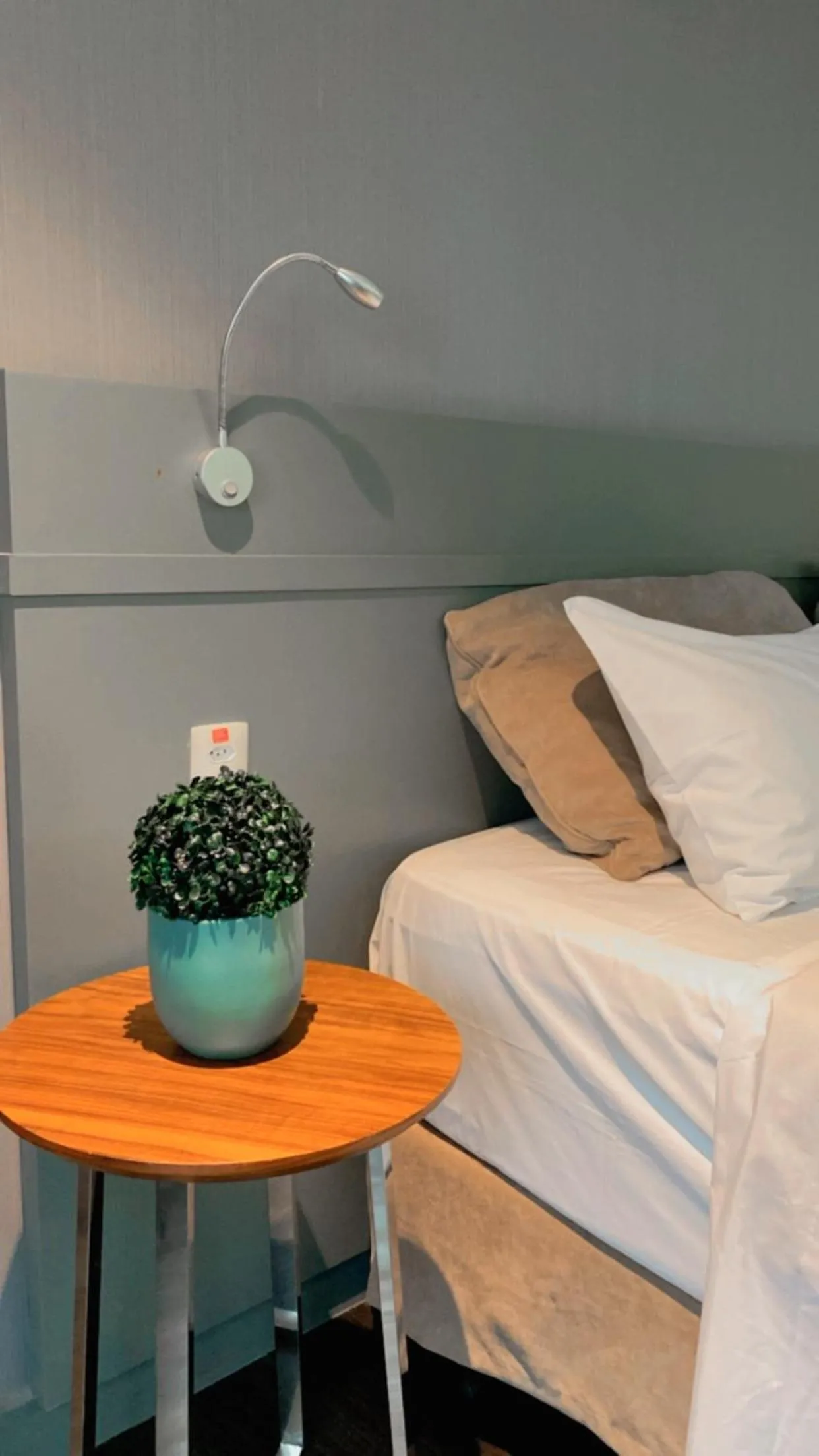 Bed in Lindo Flat Particular decorado