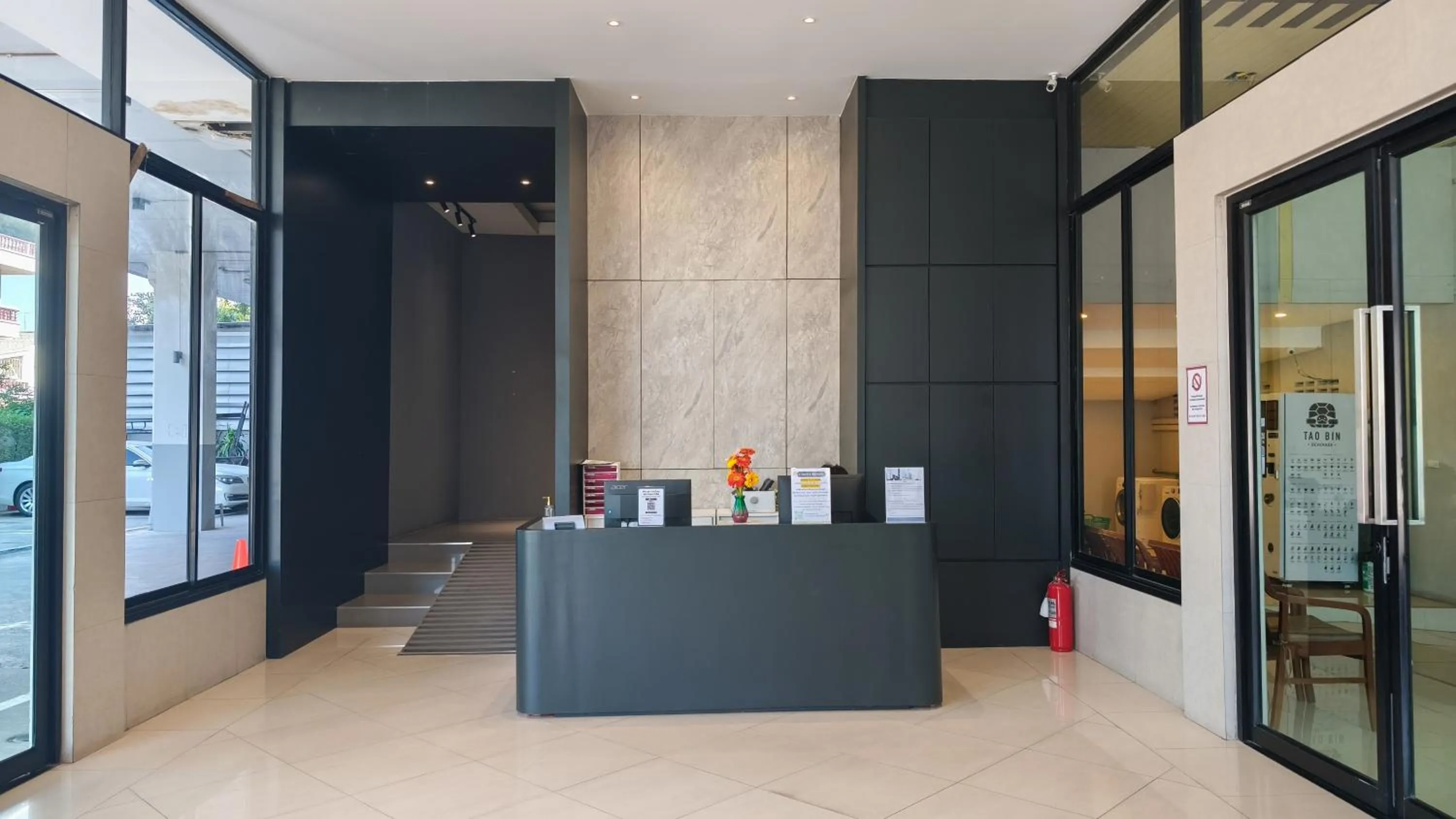 Lobby or reception in C Hotel Bangna