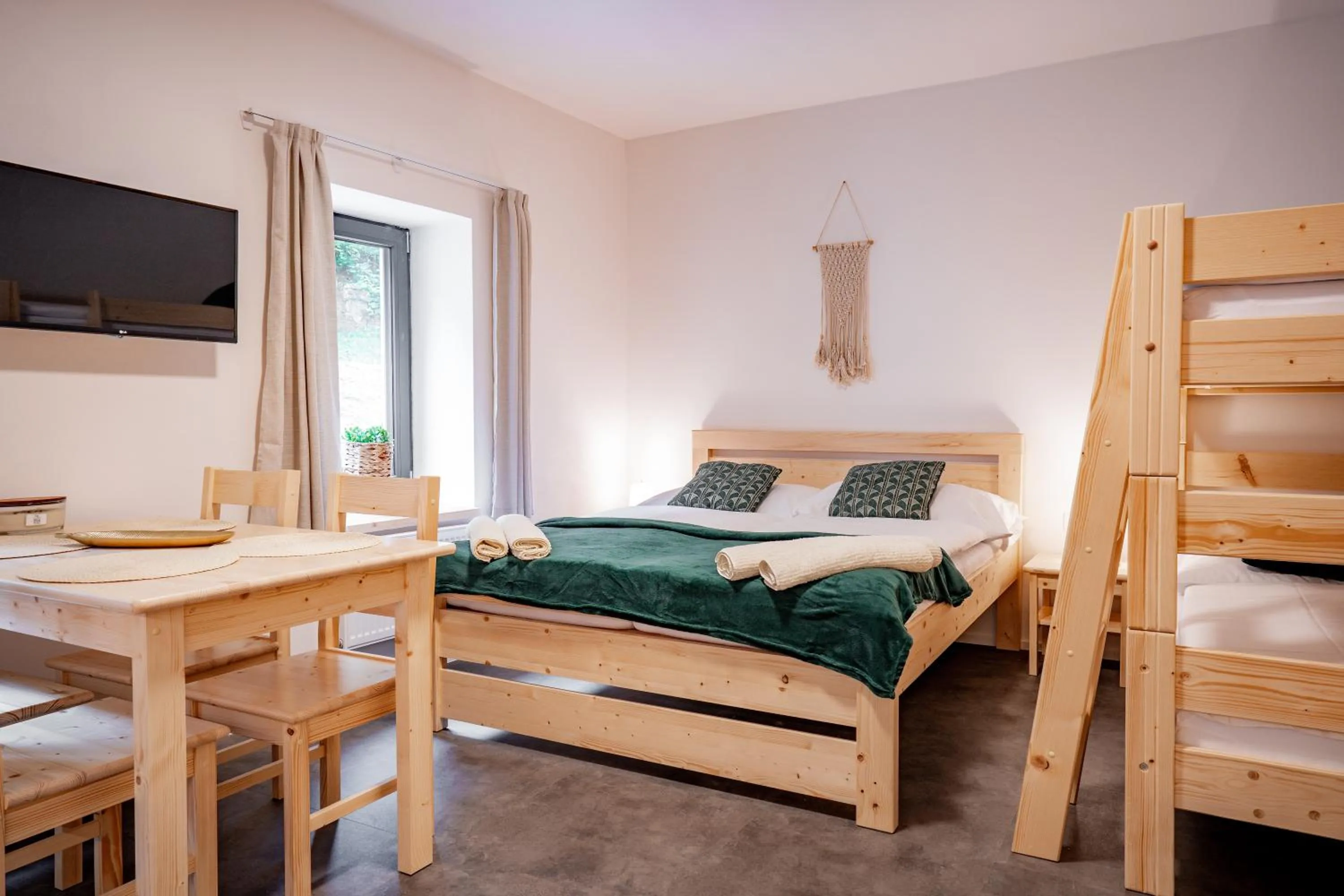 Property building, Bed in Apartmány NONE