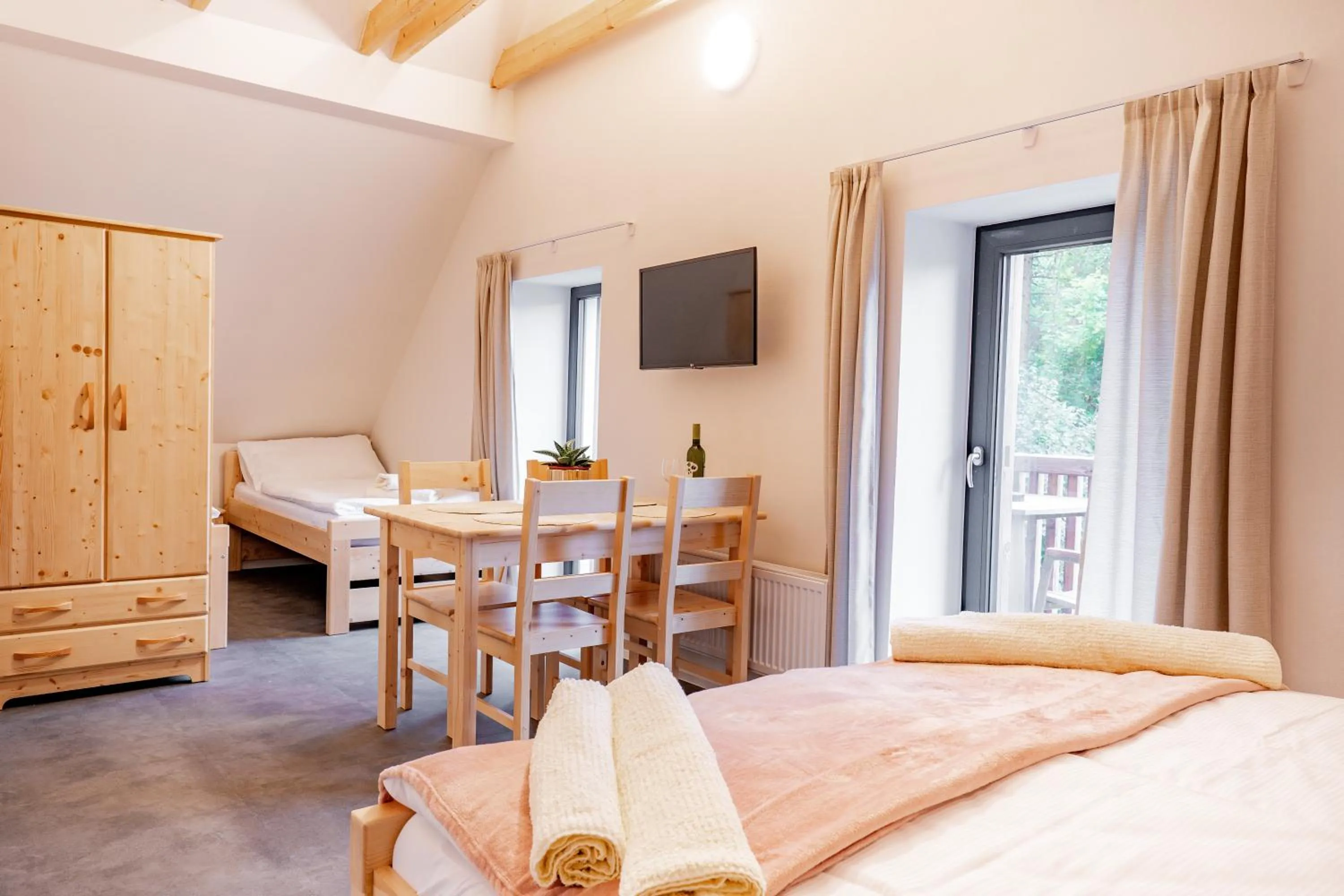 Photo of the whole room, Bed in Apartmány NONE