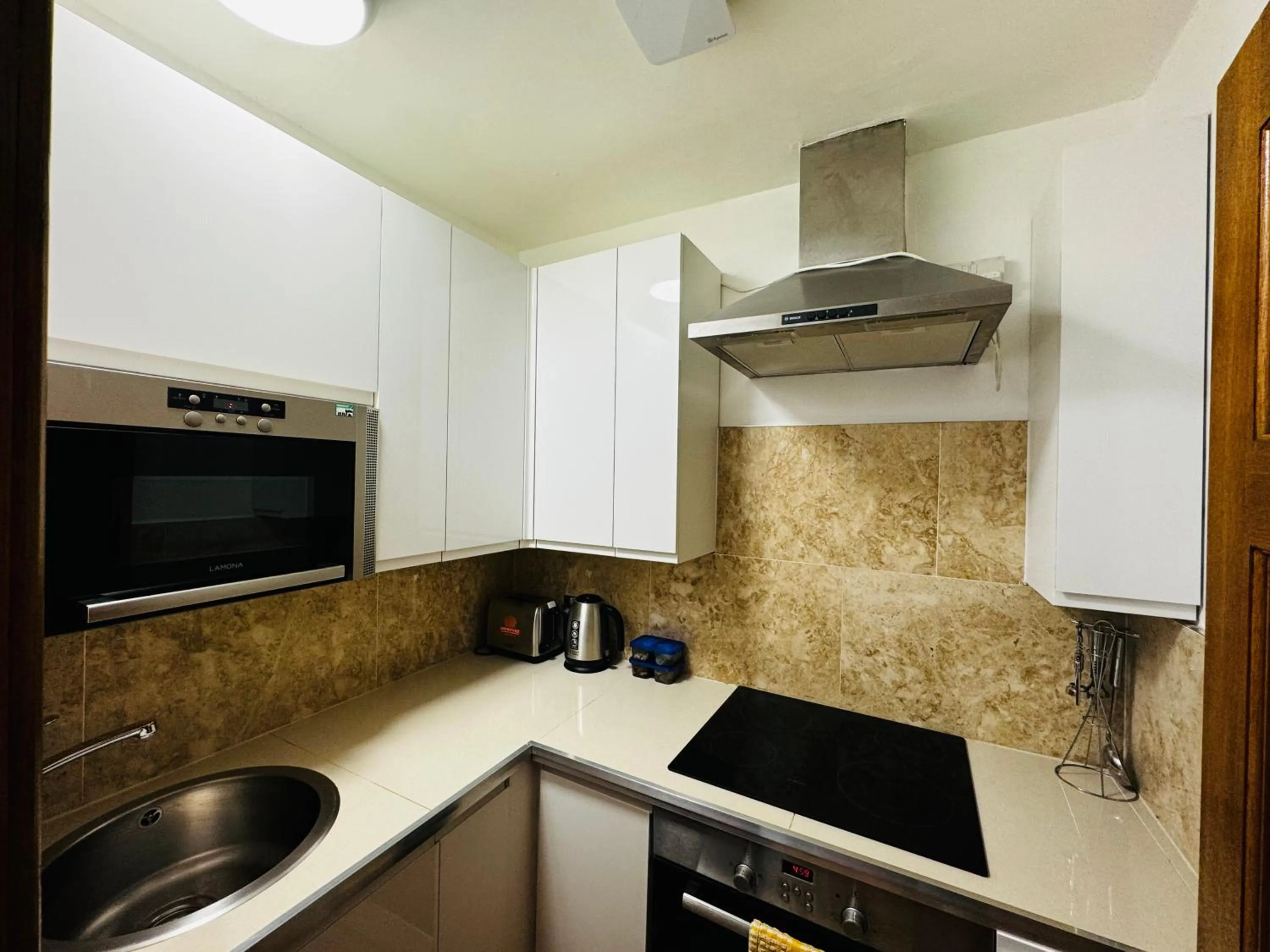 kitchen in Berkley Apartments