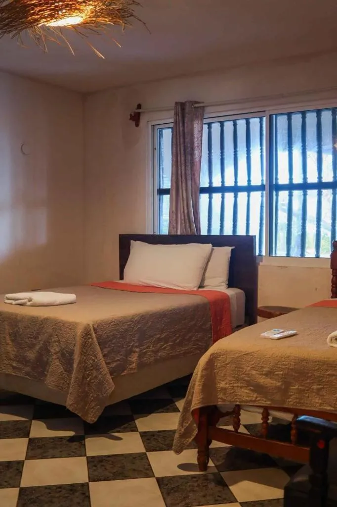 Bed in Casa Mate BeachFront HOUSES El Cuyo