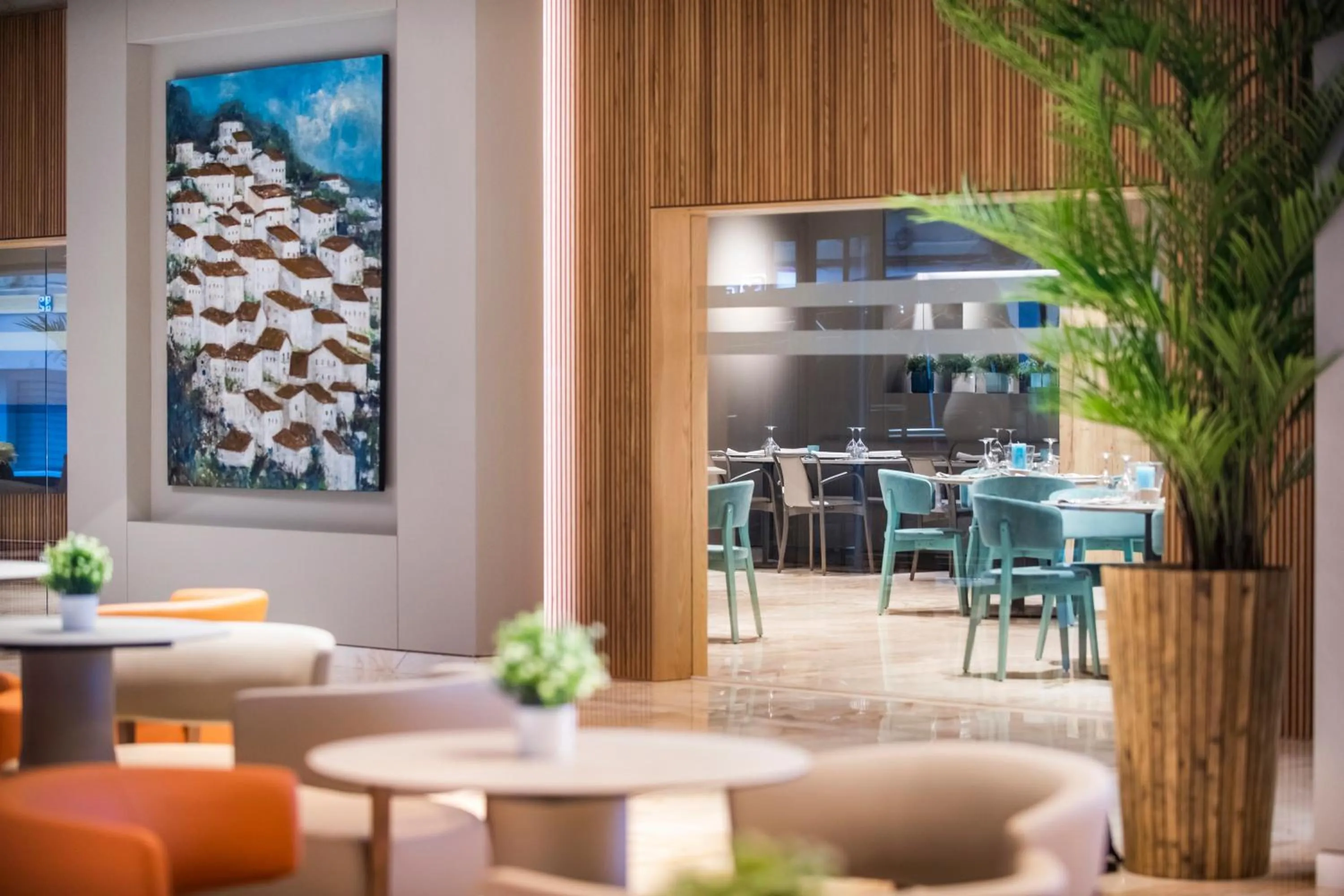 Lobby or reception in Salles Hotel Málaga Centro