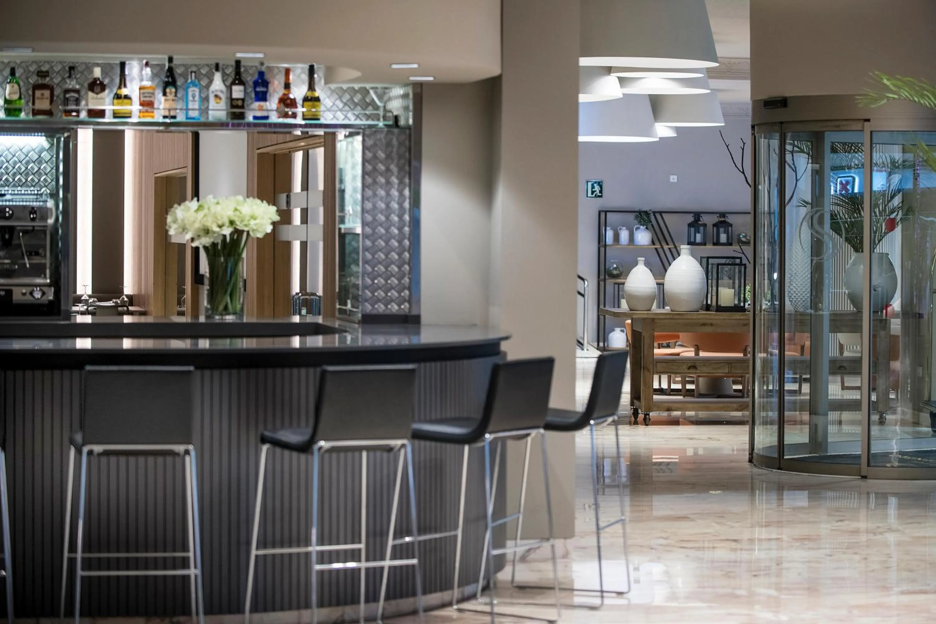 Lounge or bar in Salles Hotel Málaga Centro