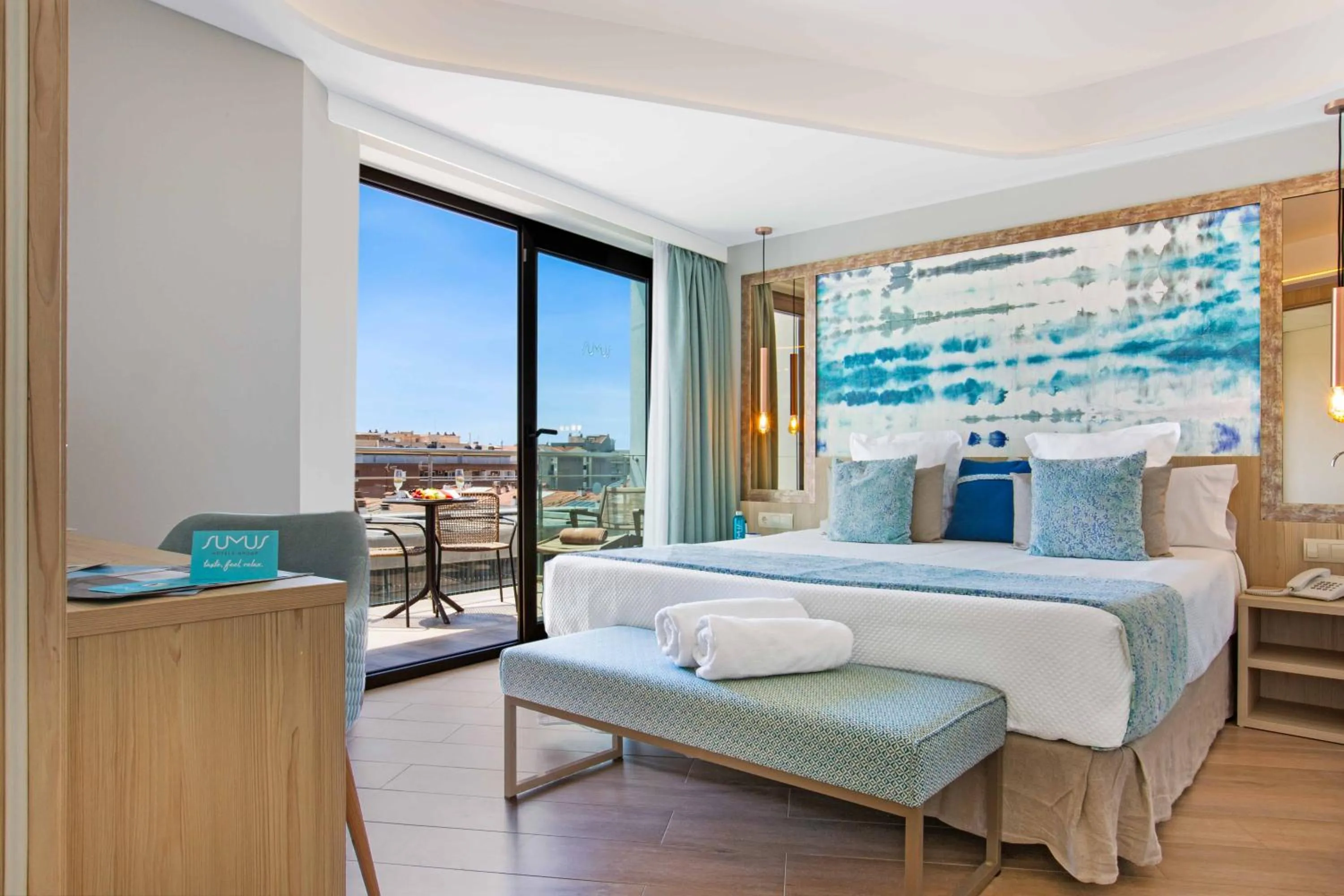 Bed in Sumus Hotel Stella and Spa 4S Adults Recommended