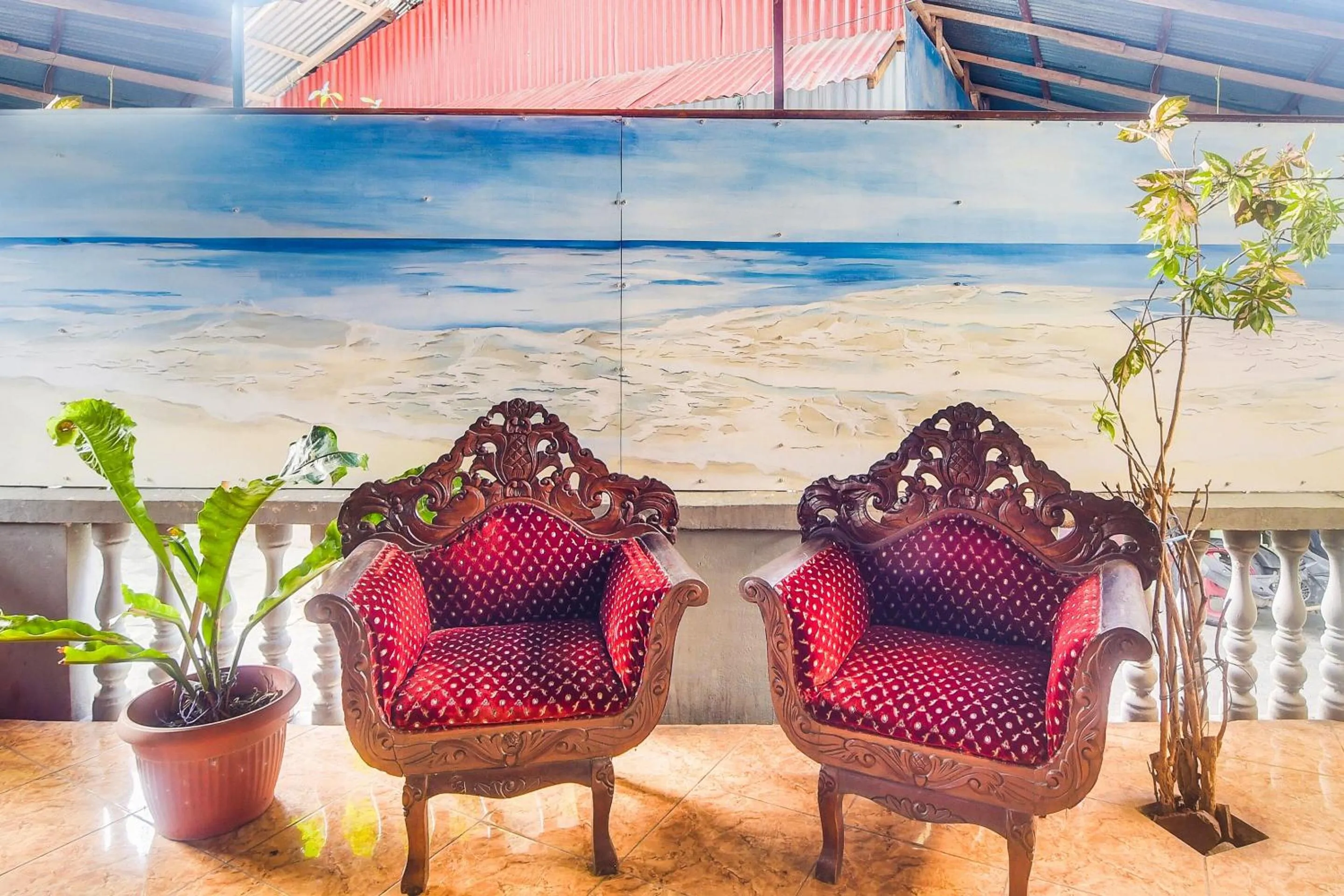 Lobby or reception in Hotel O Priska Kost Dan Homestay