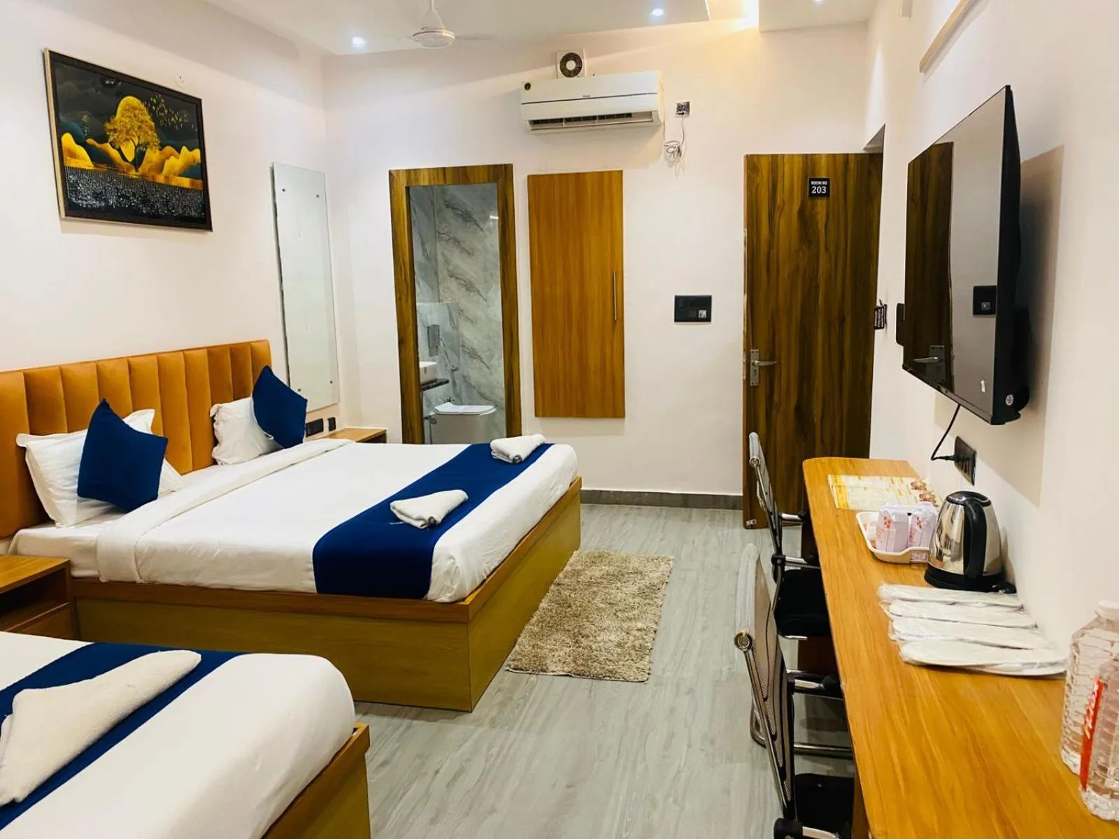 View (from property/room), Bed in Hotel Taj Way by Jyoti Villa