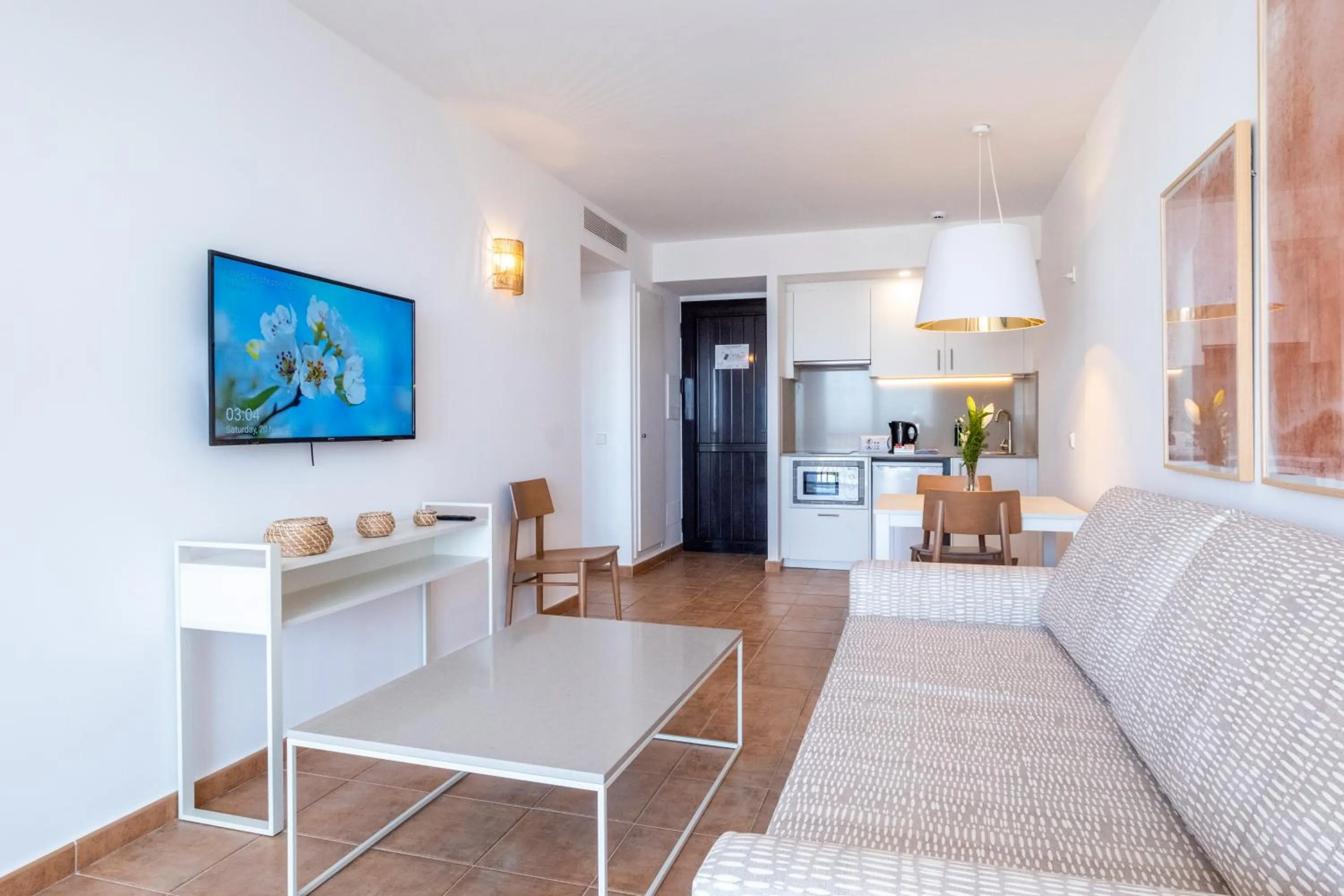 Living room in Calallonga Hotel Menorca