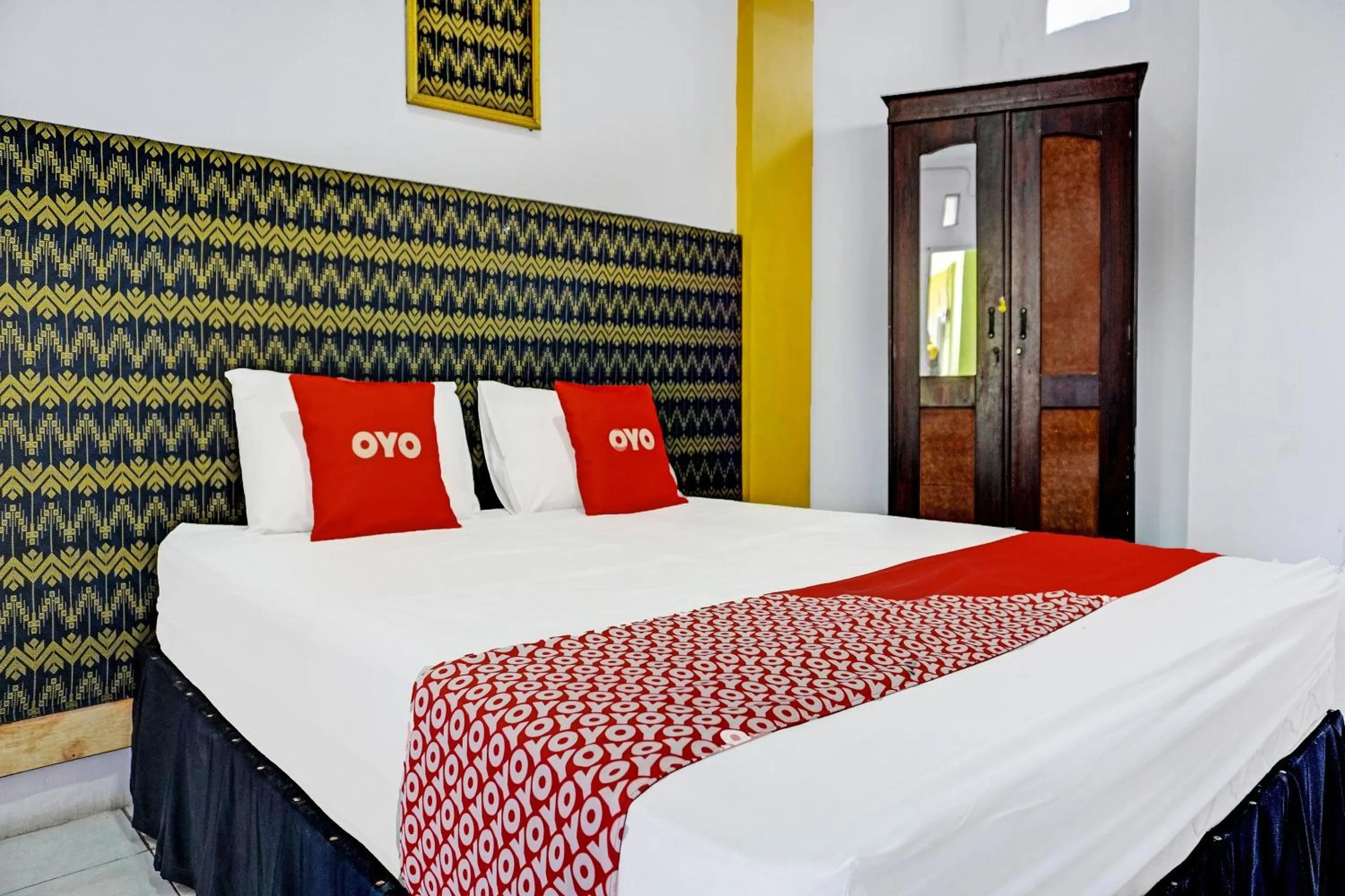 Bedroom, Bed in OYO 91796 Guest House Ghalta Syariah