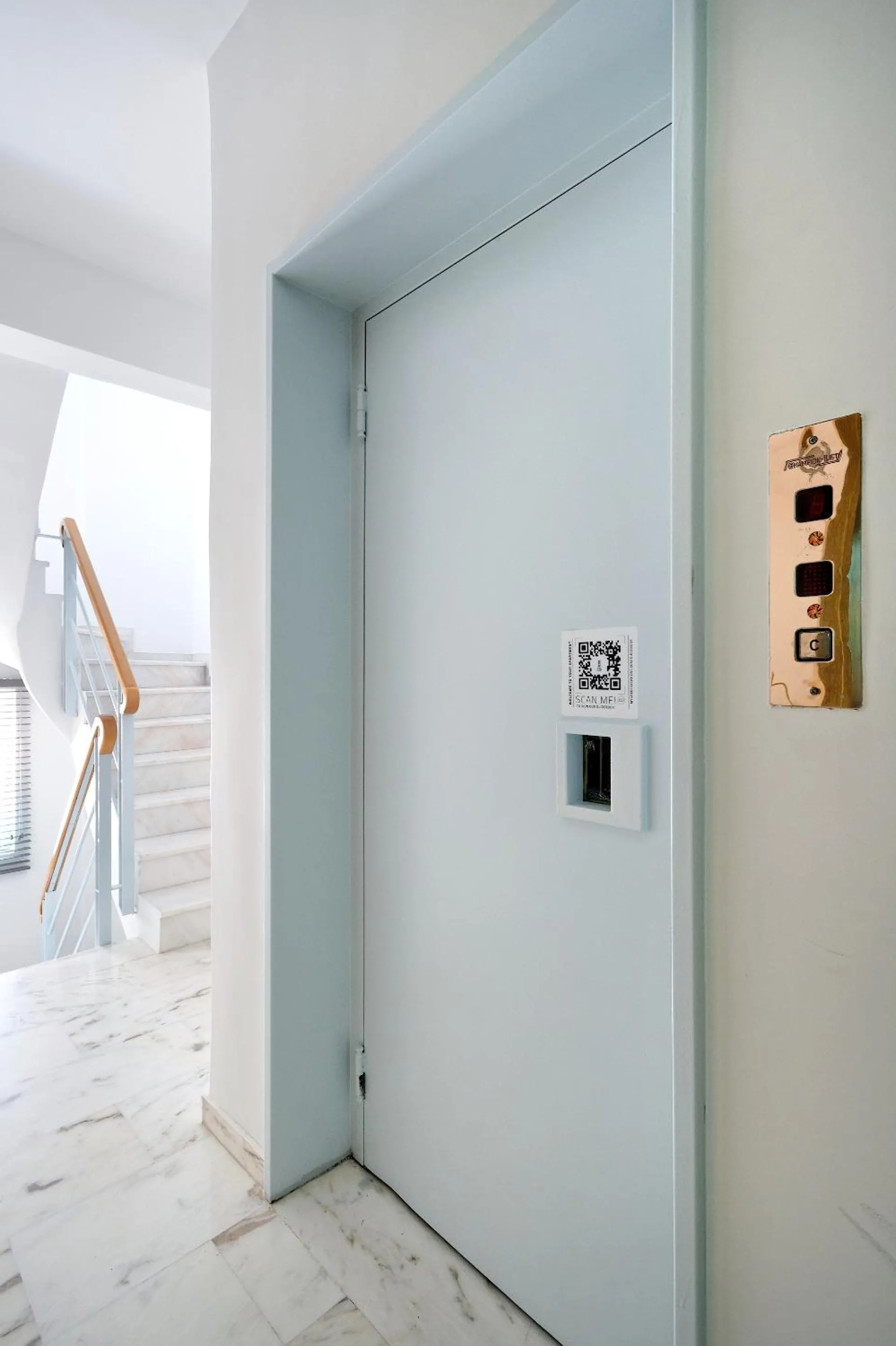 elevator in Triplex Villa Gardenia Glyfada sea view