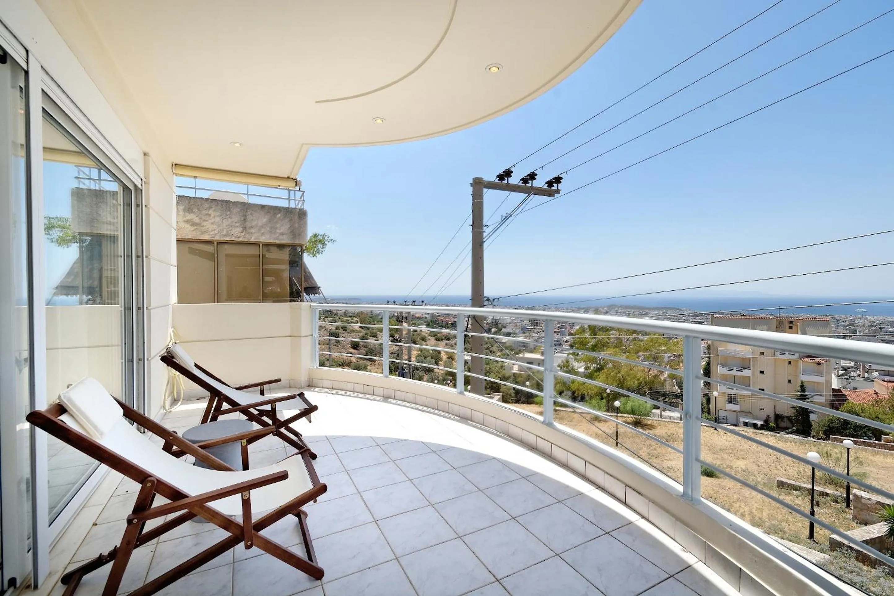 Day in Triplex Villa Gardenia Glyfada sea view