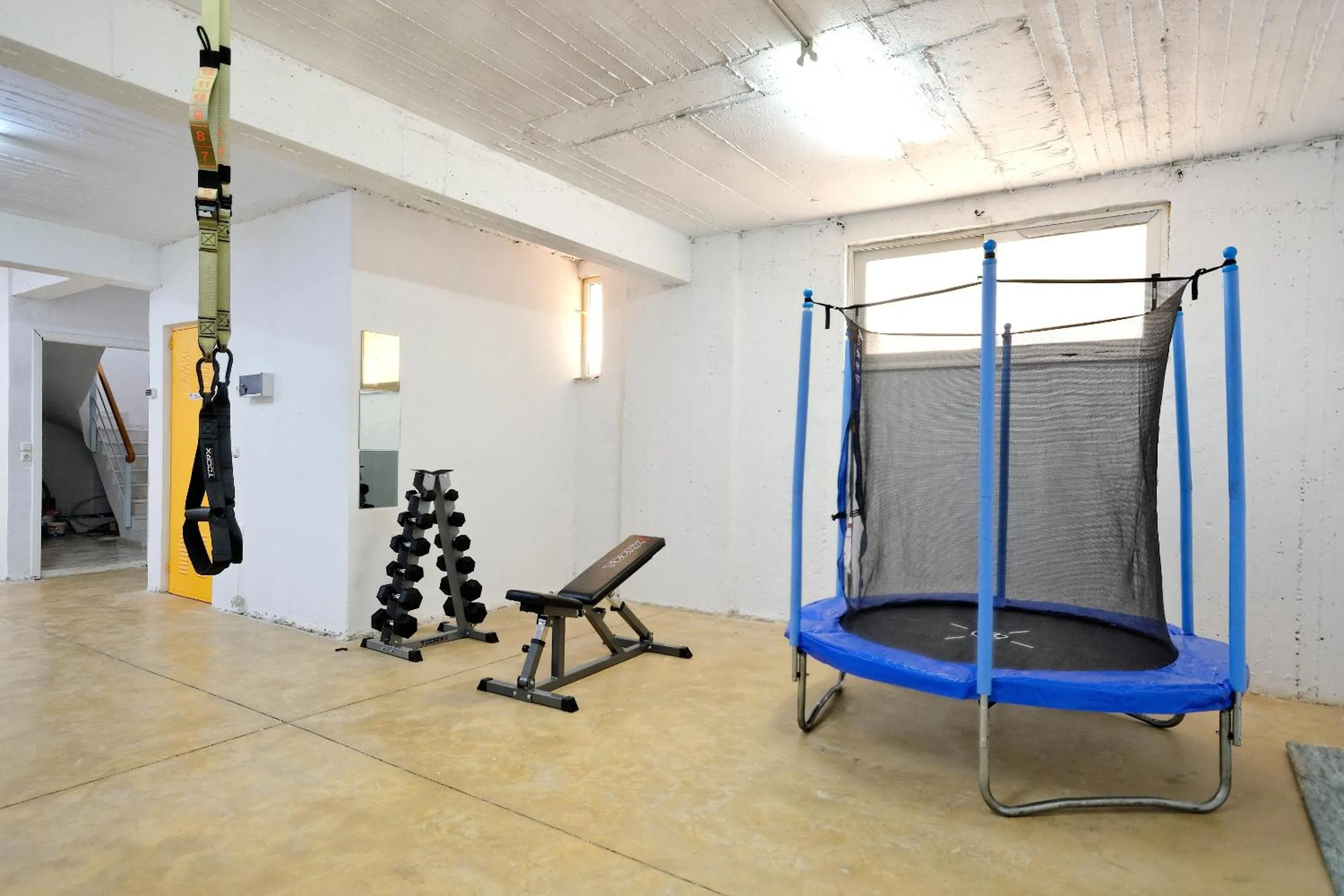 Fitness centre/facilities in Triplex Villa Gardenia Glyfada sea view