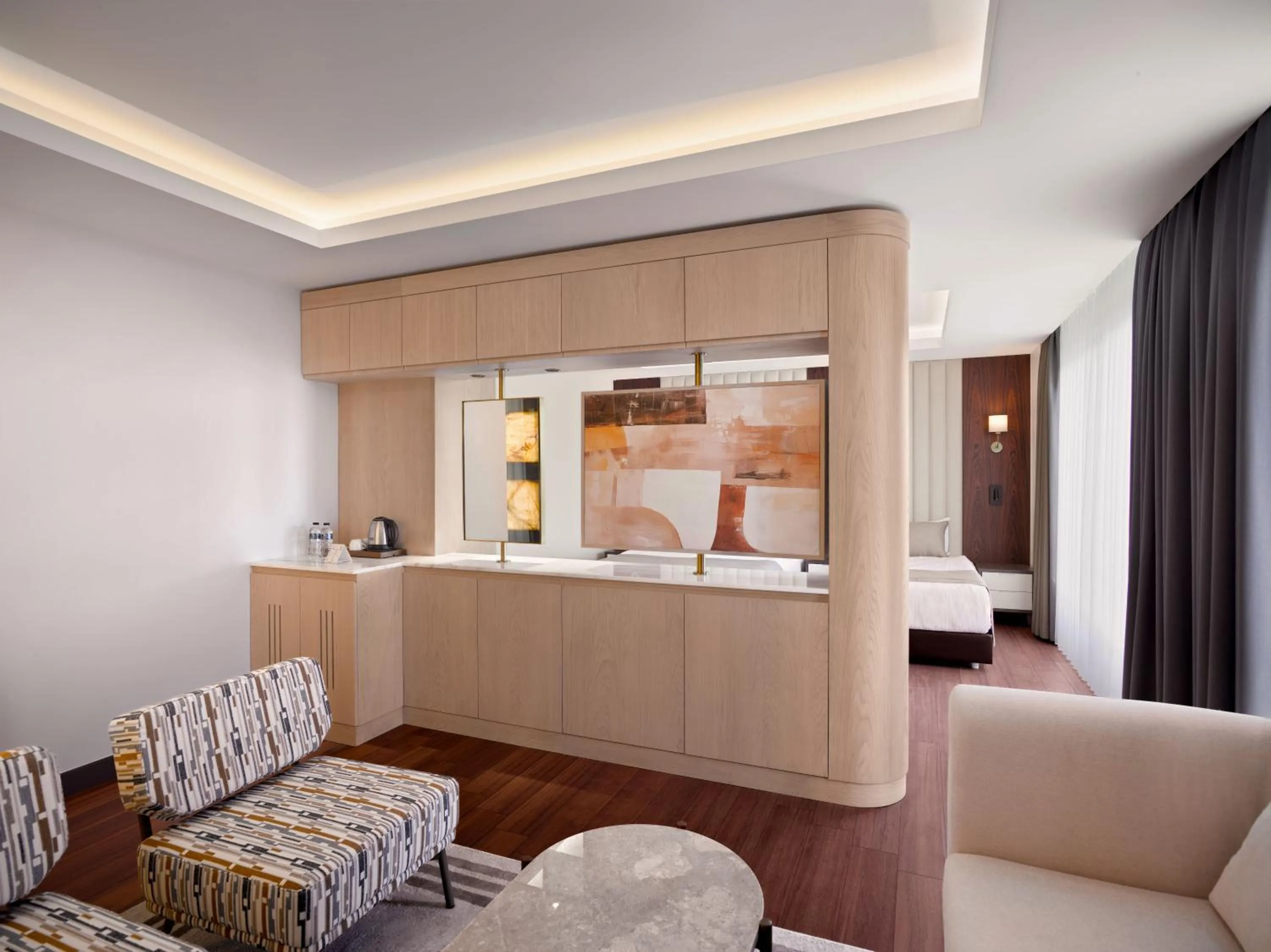 Bed in Shining Star Hotel