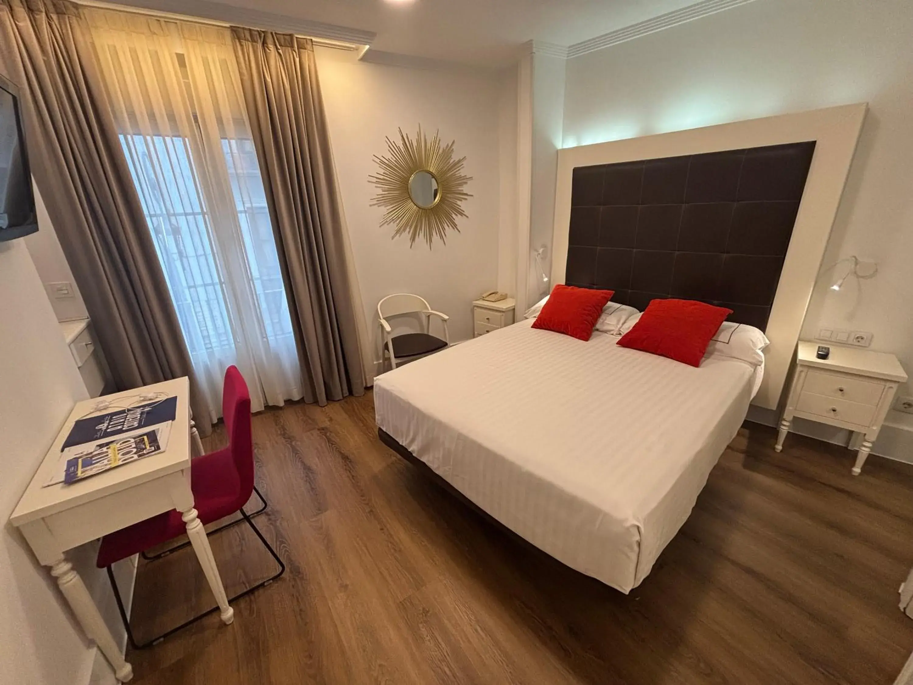 Decorative detail, Bed in Hotel Boutique Catedral Decorative detail, Bed in Hotel Boutique Catedral