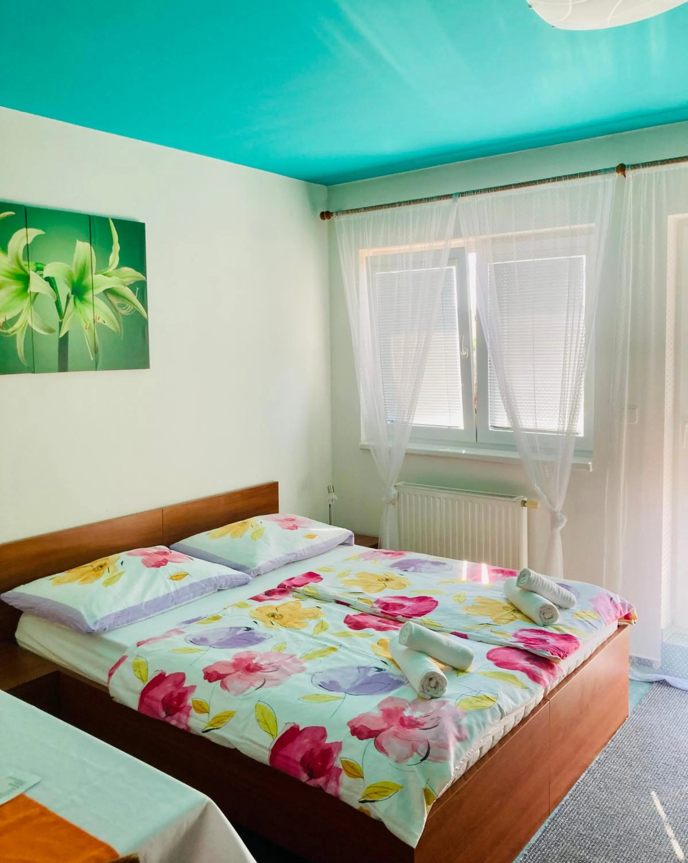 Bedroom, Bed in Apartmány, Penzion, Wellness U zlaté rybky