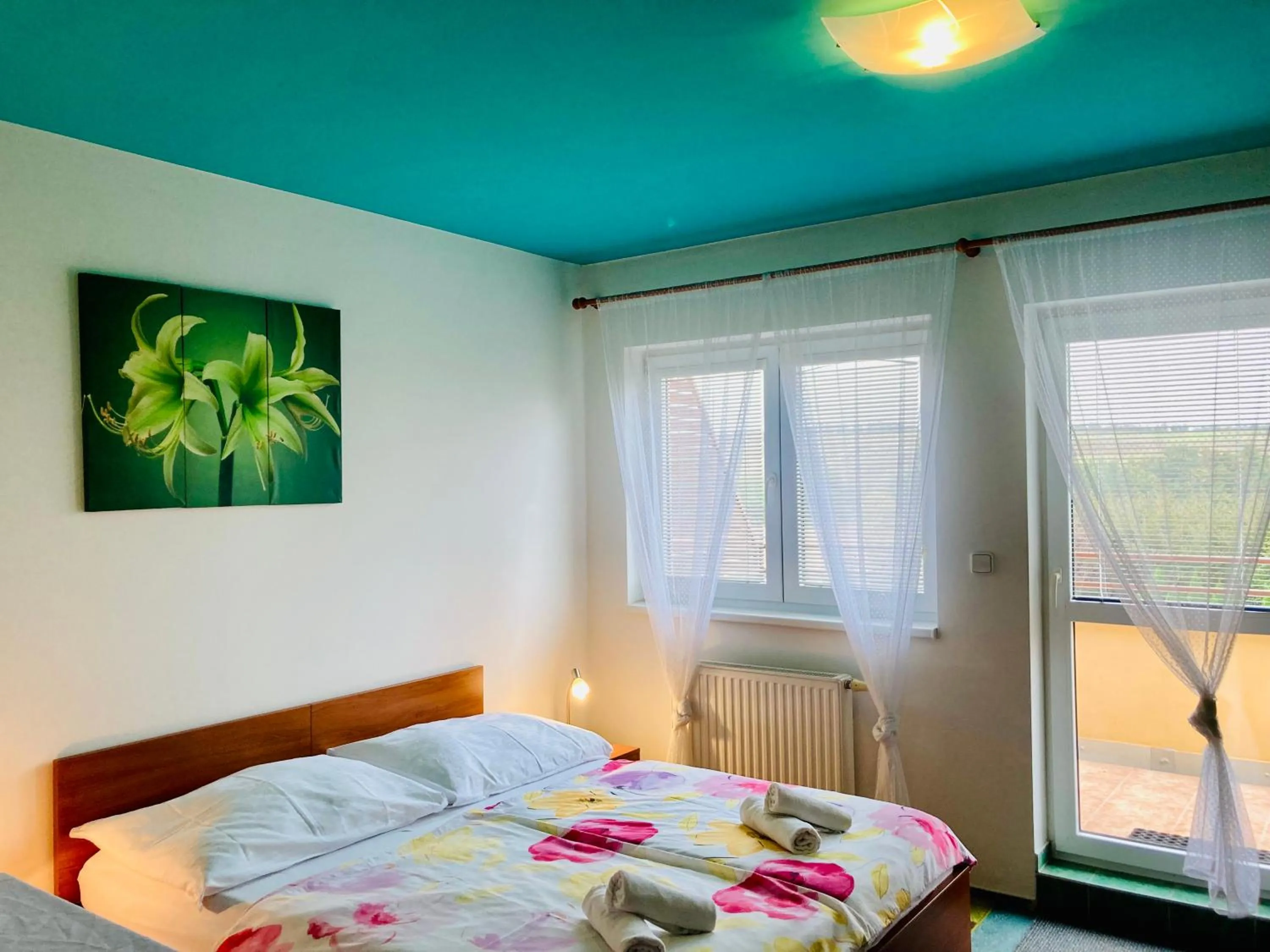 Bedroom, Bed in Apartmány, Penzion, Wellness U zlaté rybky