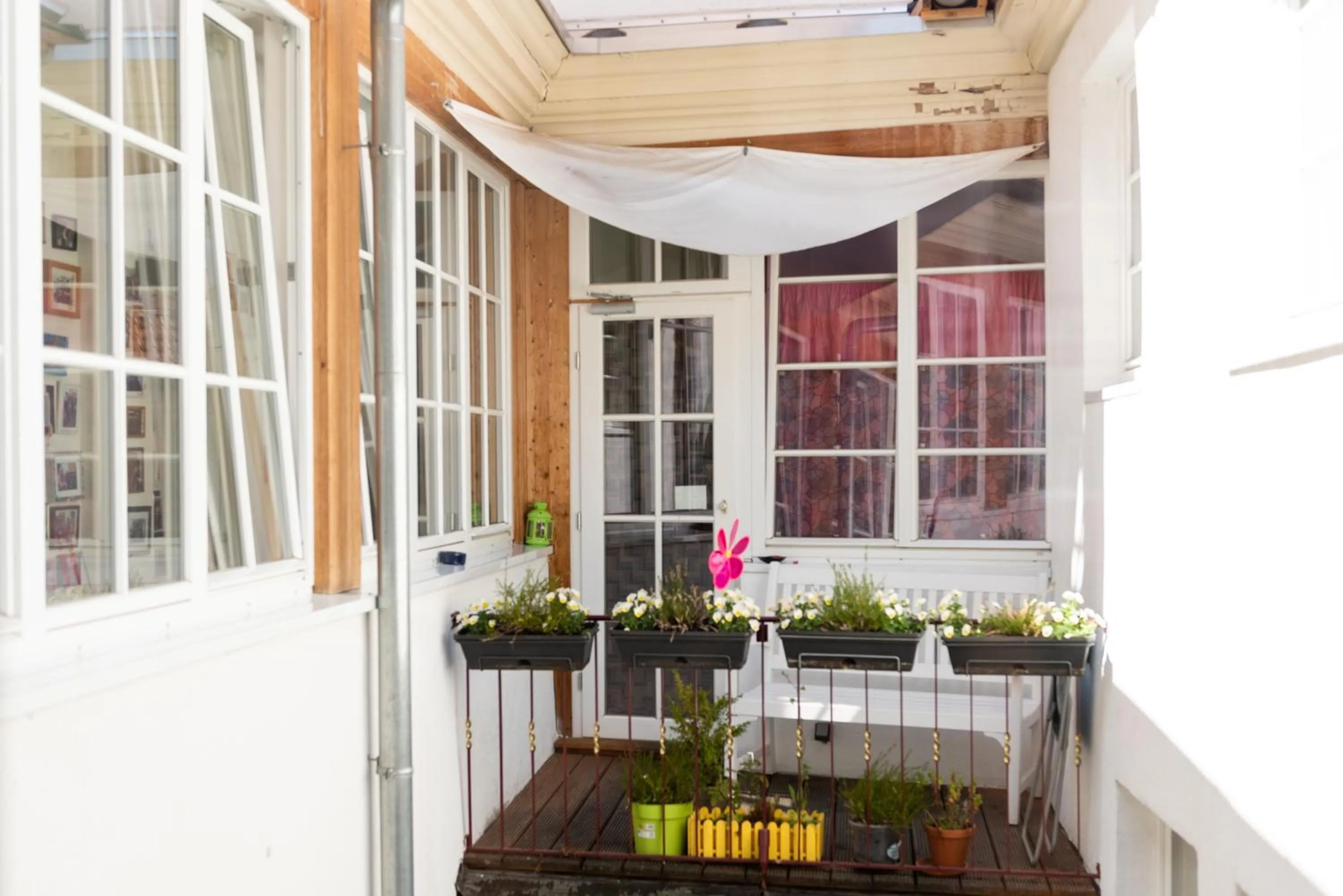 Balcony/Terrace in Lotte - The Backpackers